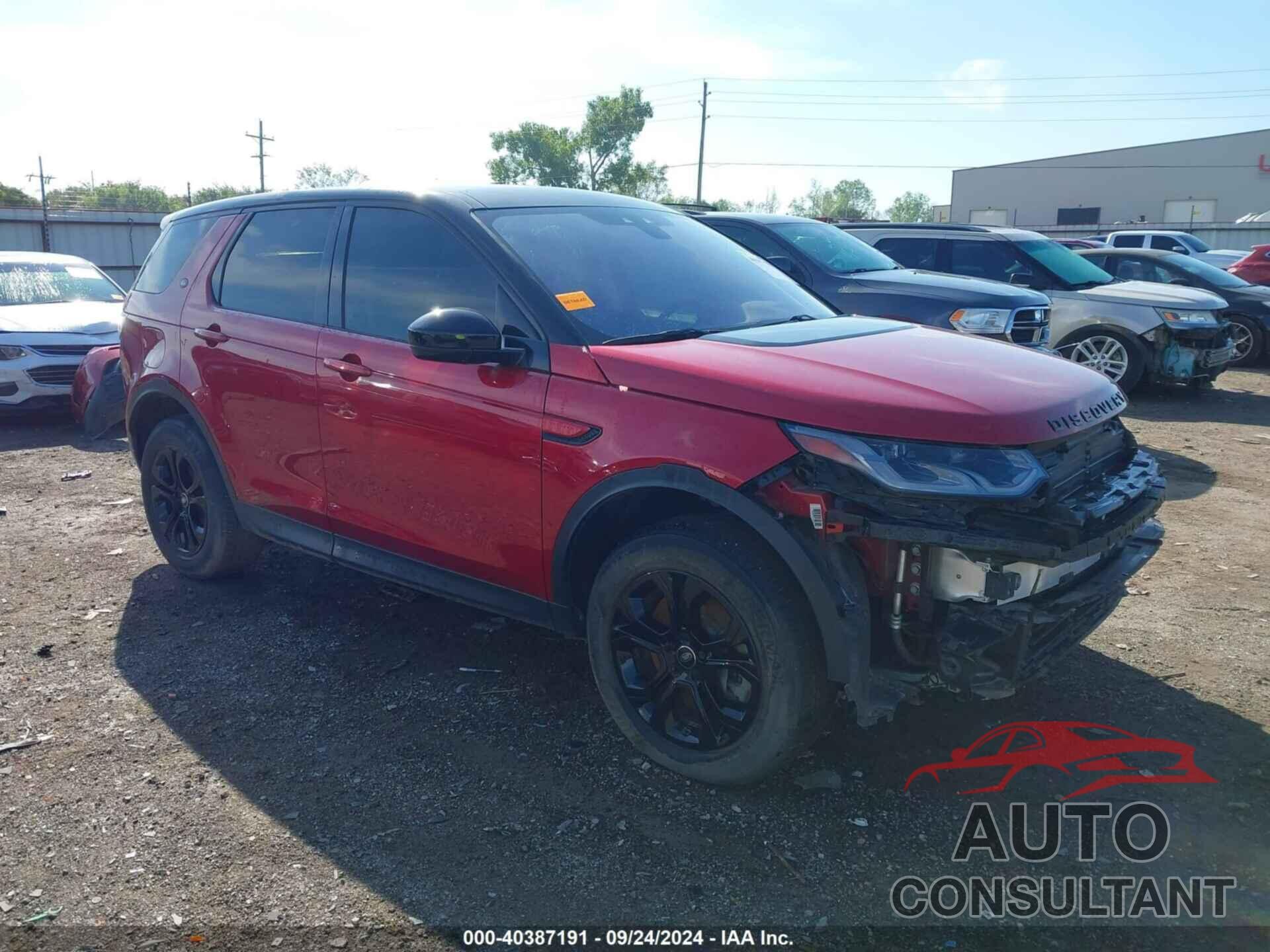 LAND ROVER DISCOVERY SPORT 2020 - SALCK2FX6LH853833