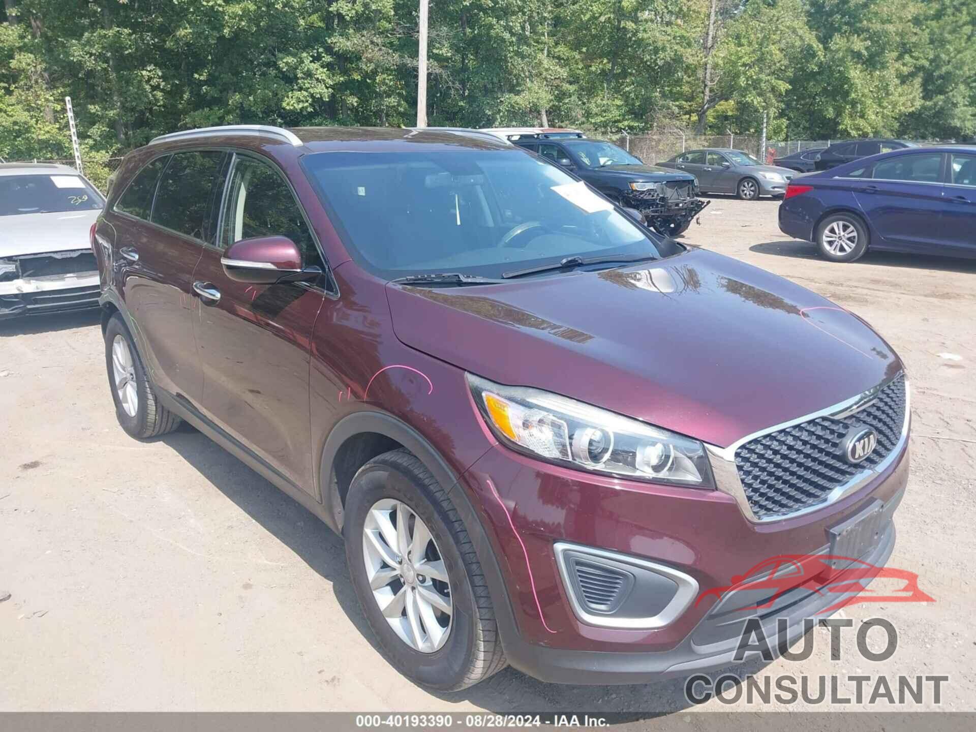 KIA SORENTO 2017 - 5XYPG4A37HG220008