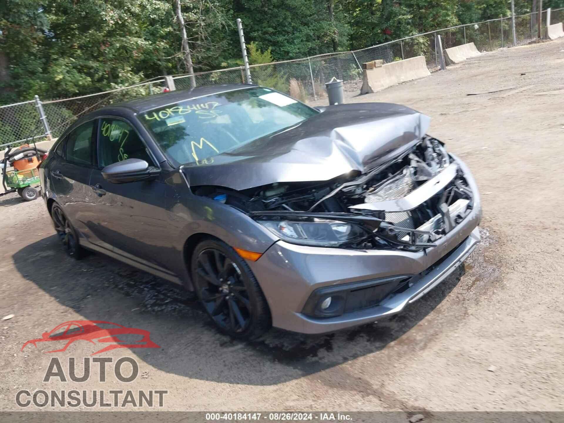 HONDA CIVIC 2019 - 2HGFC2F85KH503923