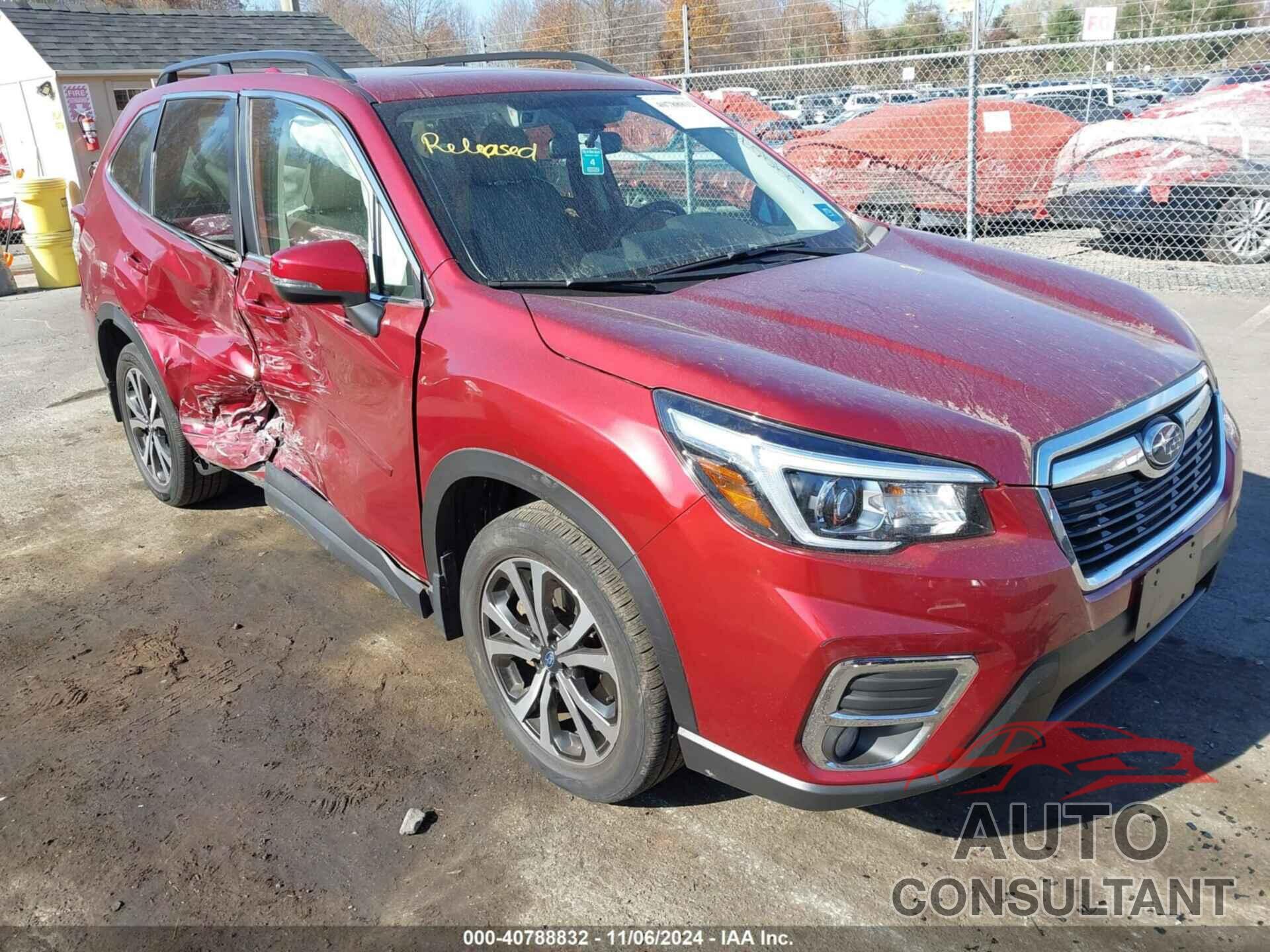 SUBARU FORESTER 2019 - JF2SKASC7KH549071