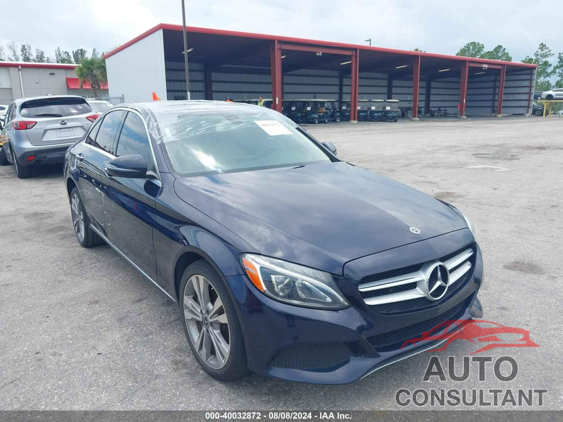 MERCEDES-BENZ C 300 2018 - 55SWF4KB0JU269079