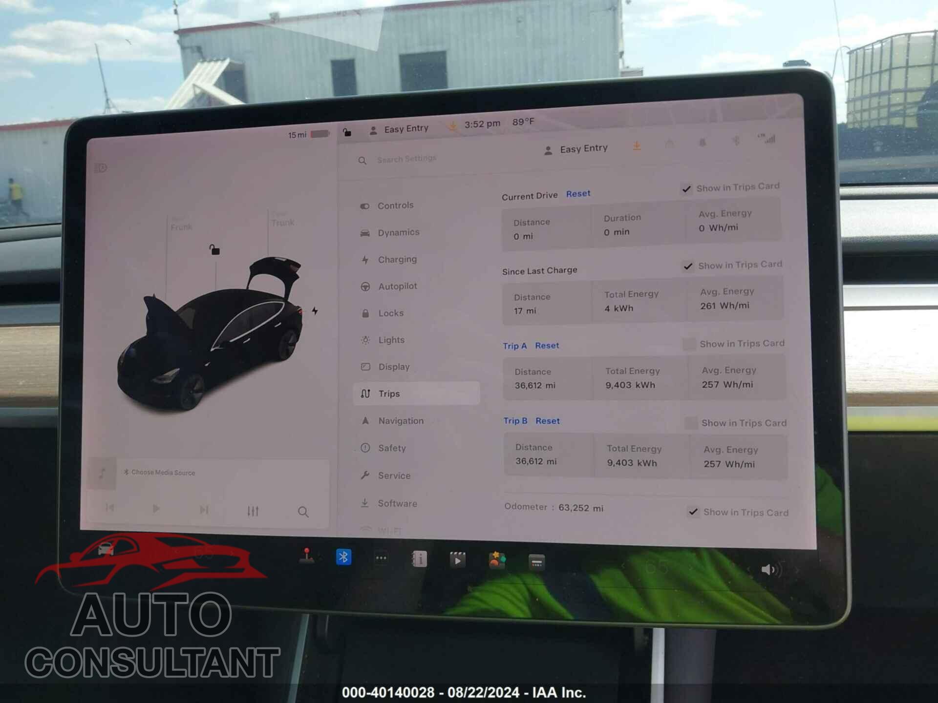 TESLA MODEL 3 2019 - 5YJ3E1EA2KF422510