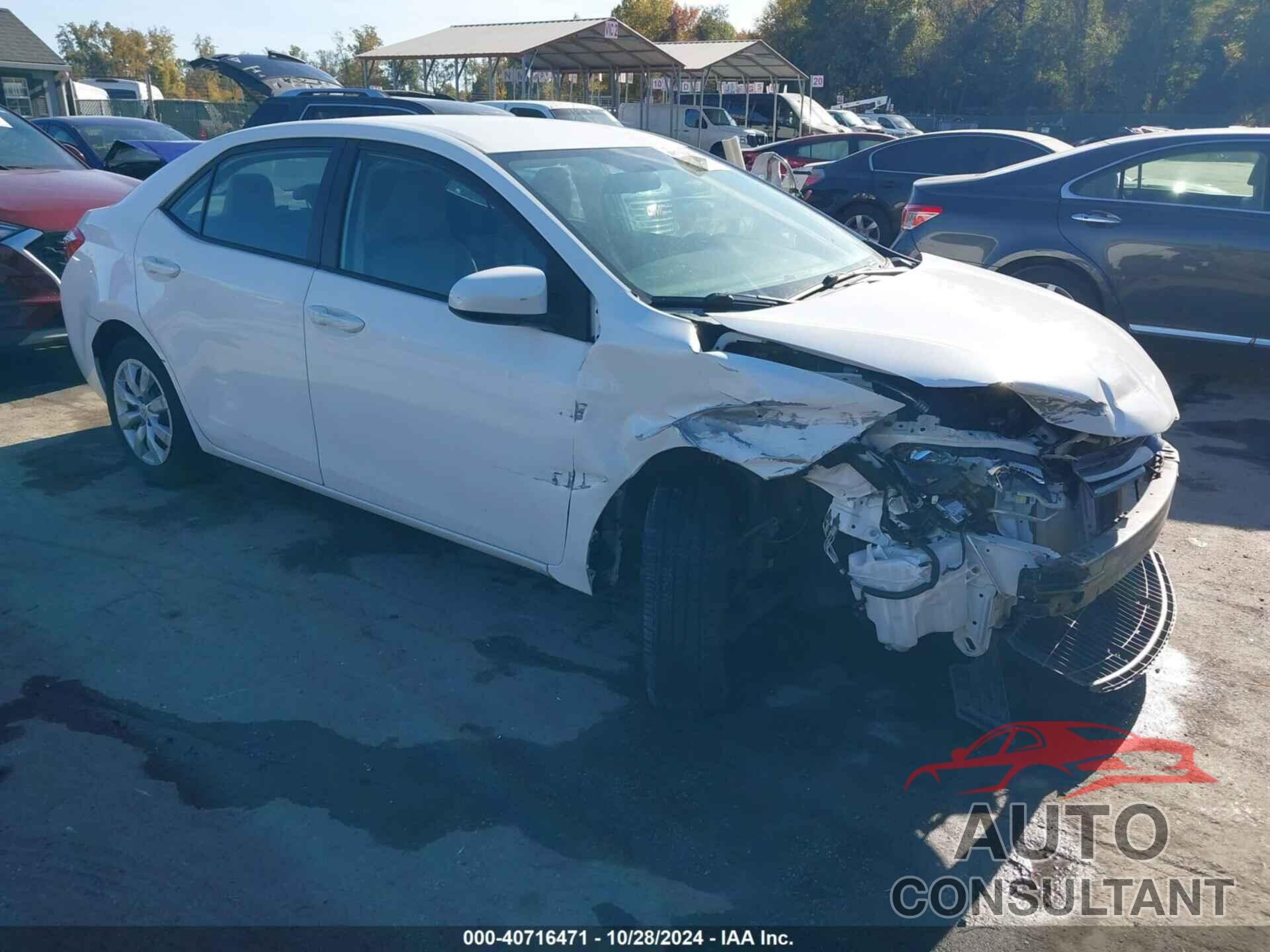 TOYOTA COROLLA 2015 - 2T1BURHE2FC320131