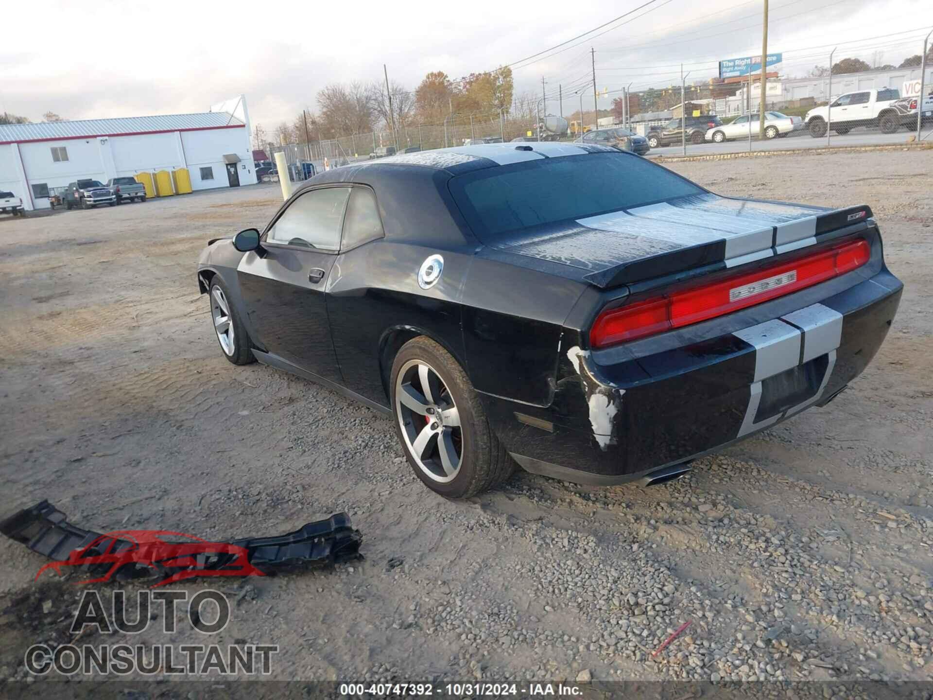 DODGE CHALLENGER 2012 - 2C3CDYCJ5CH121521