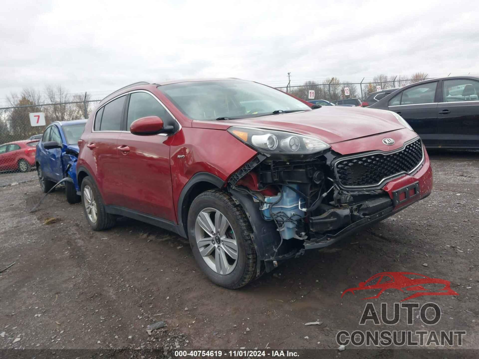 KIA SPORTAGE 2018 - KNDPMCAC8J7466555