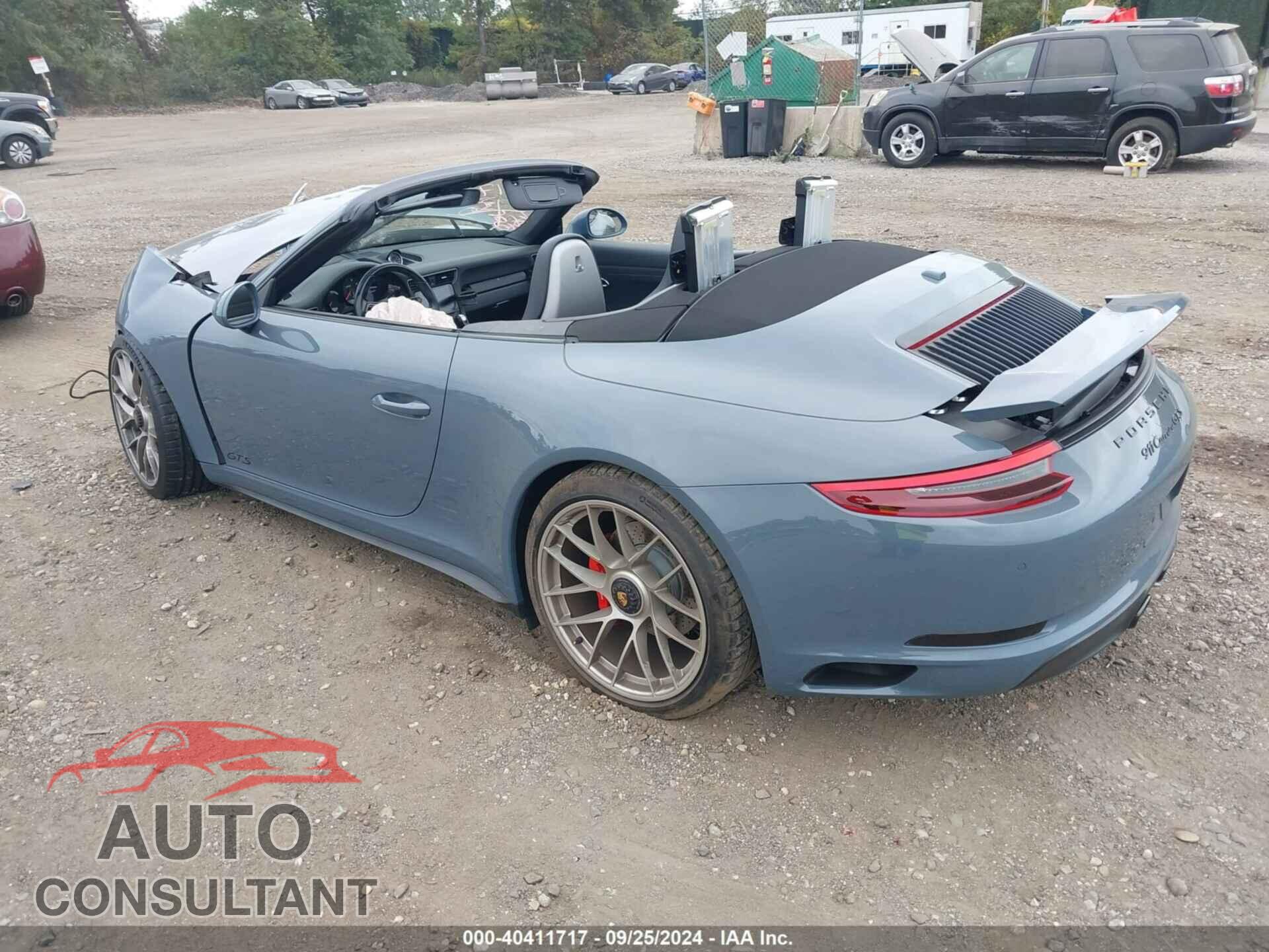 PORSCHE 911 2017 - WP0CB2A9XHS156434