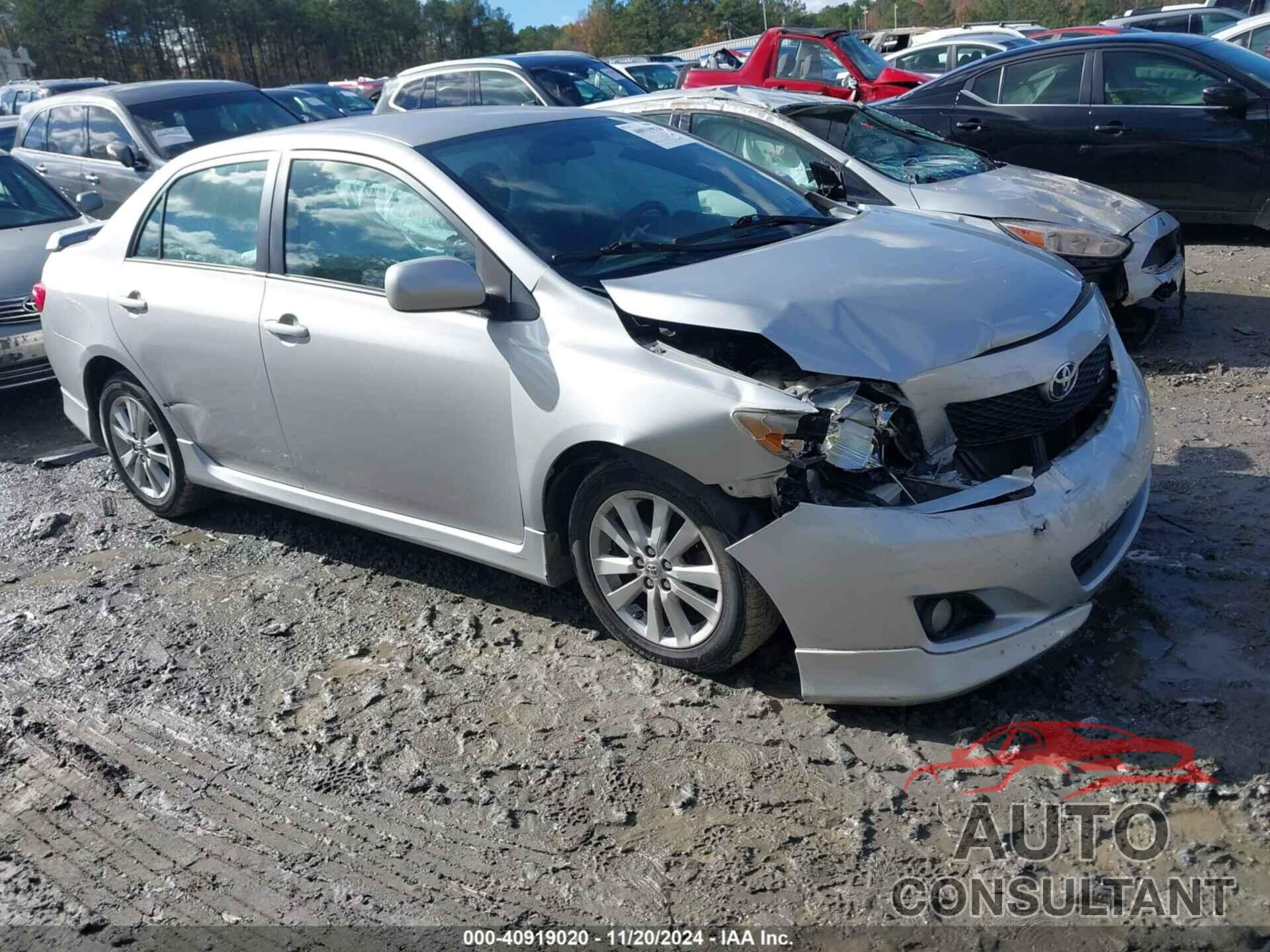 TOYOTA COROLLA 2010 - 1NXBU4EE4AZ198774