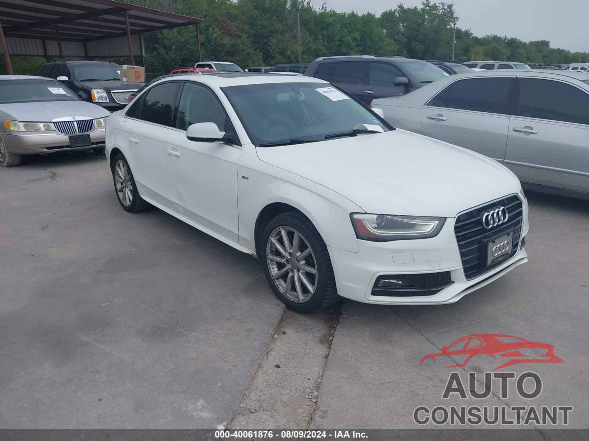 AUDI A4 2016 - WAUAFAFL6GN016756