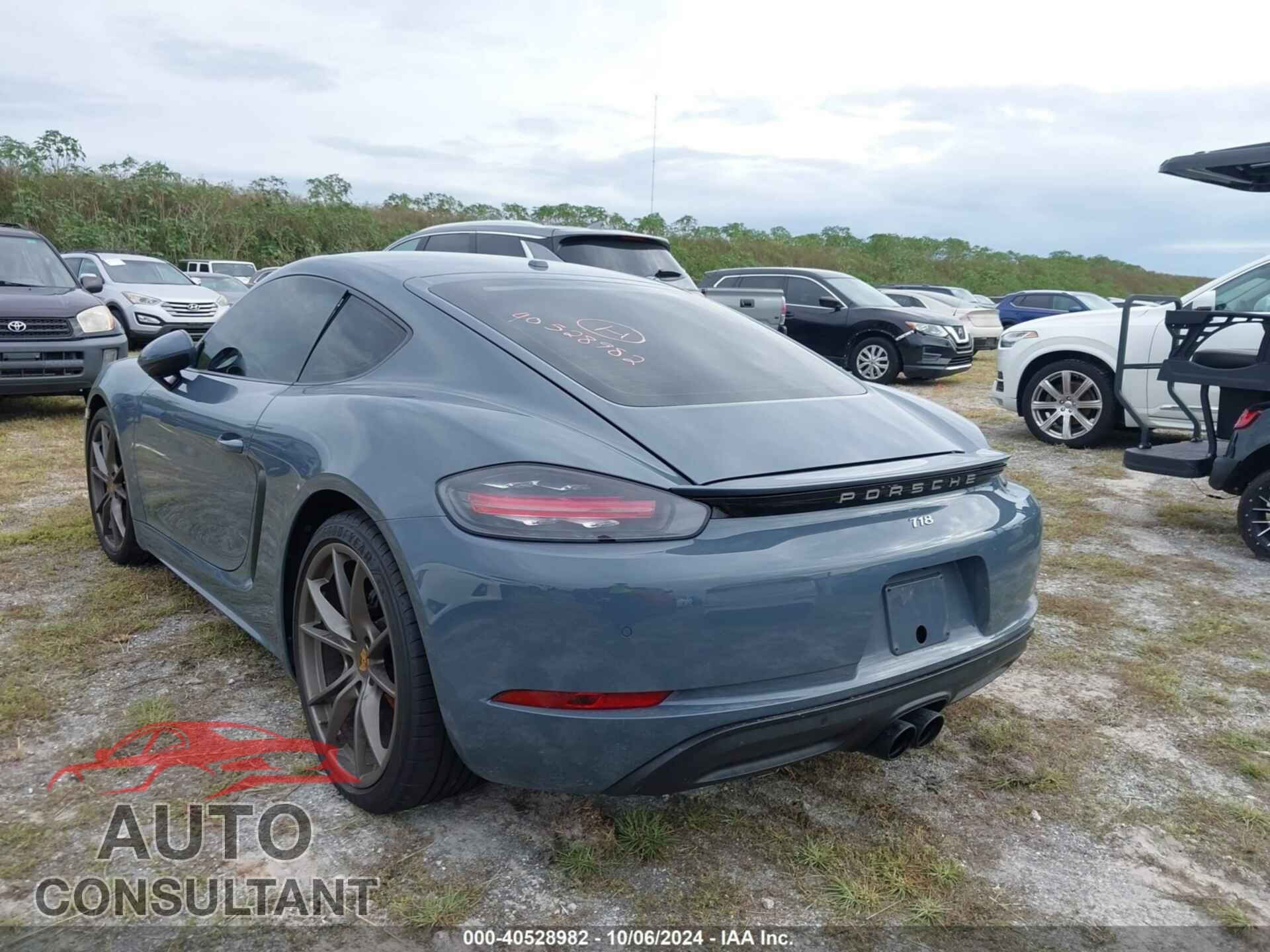PORSCHE CAYMAN 2018 - WP0AA2A80JK261619