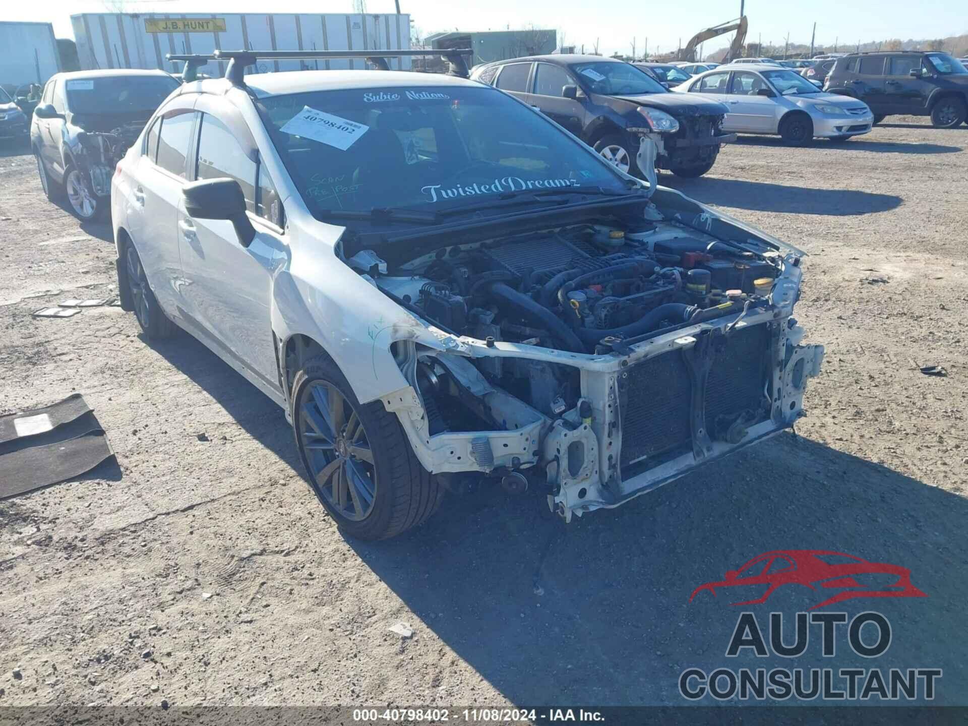SUBARU WRX 2017 - JF1VA1B65H9802650