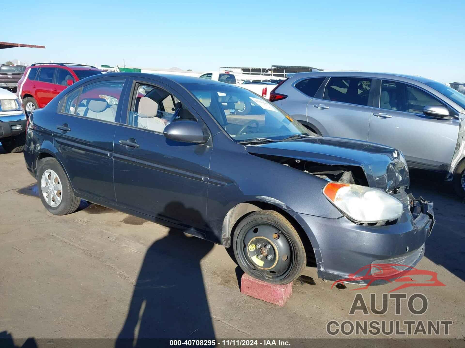 HYUNDAI ACCENT 2009 - KMHCN46C89U325780