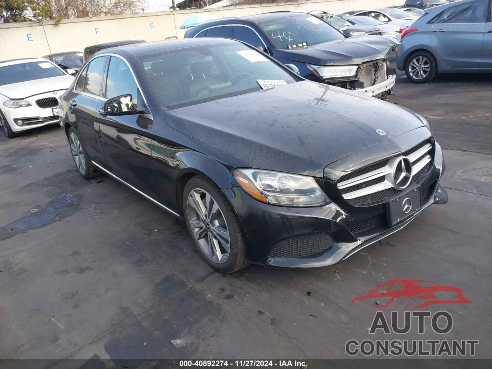 MERCEDES-BENZ C 300 2018 - 55SWF4JBXJU265784