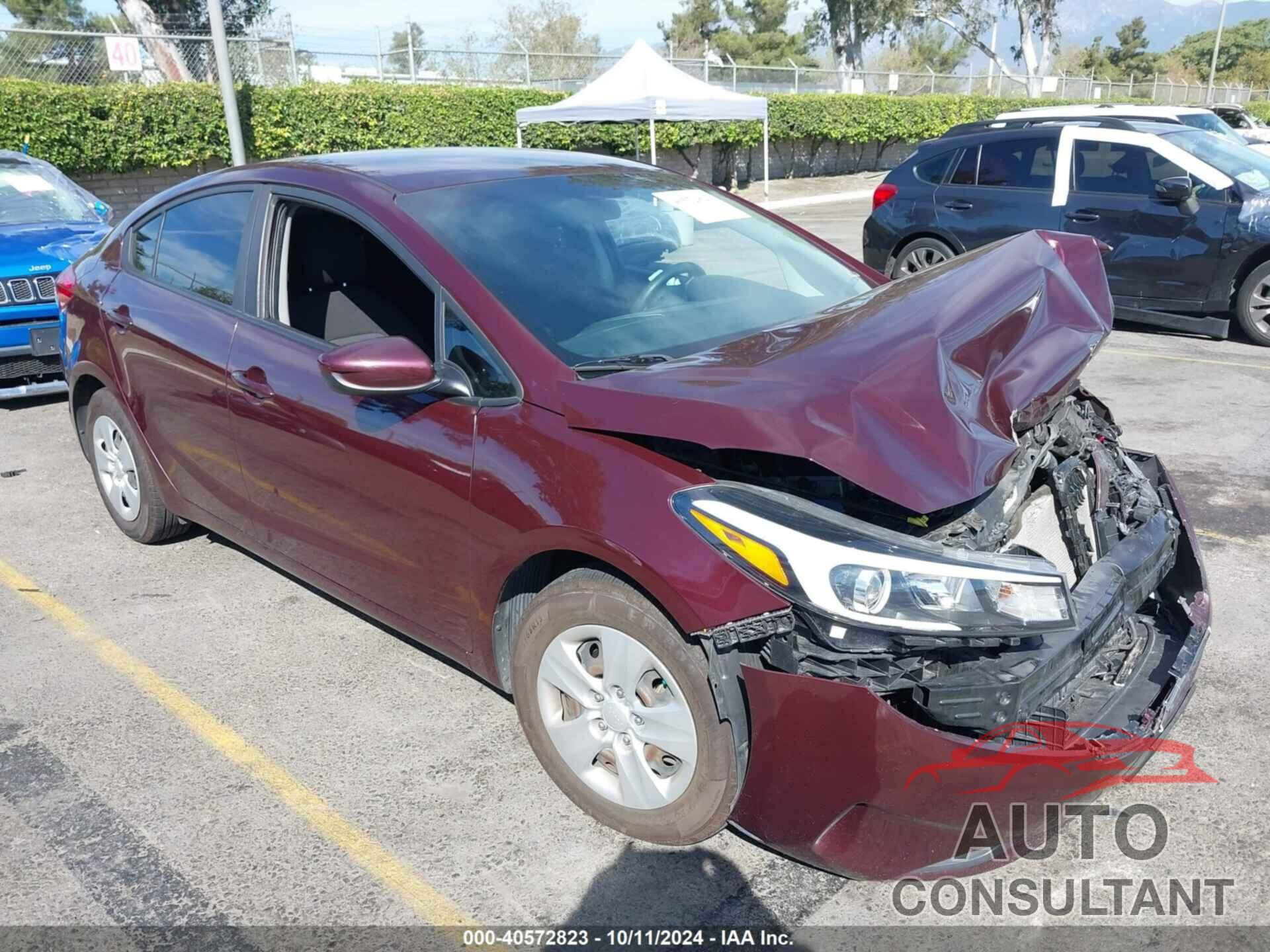 KIA FORTE 2018 - 3KPFK4A7XJE265797