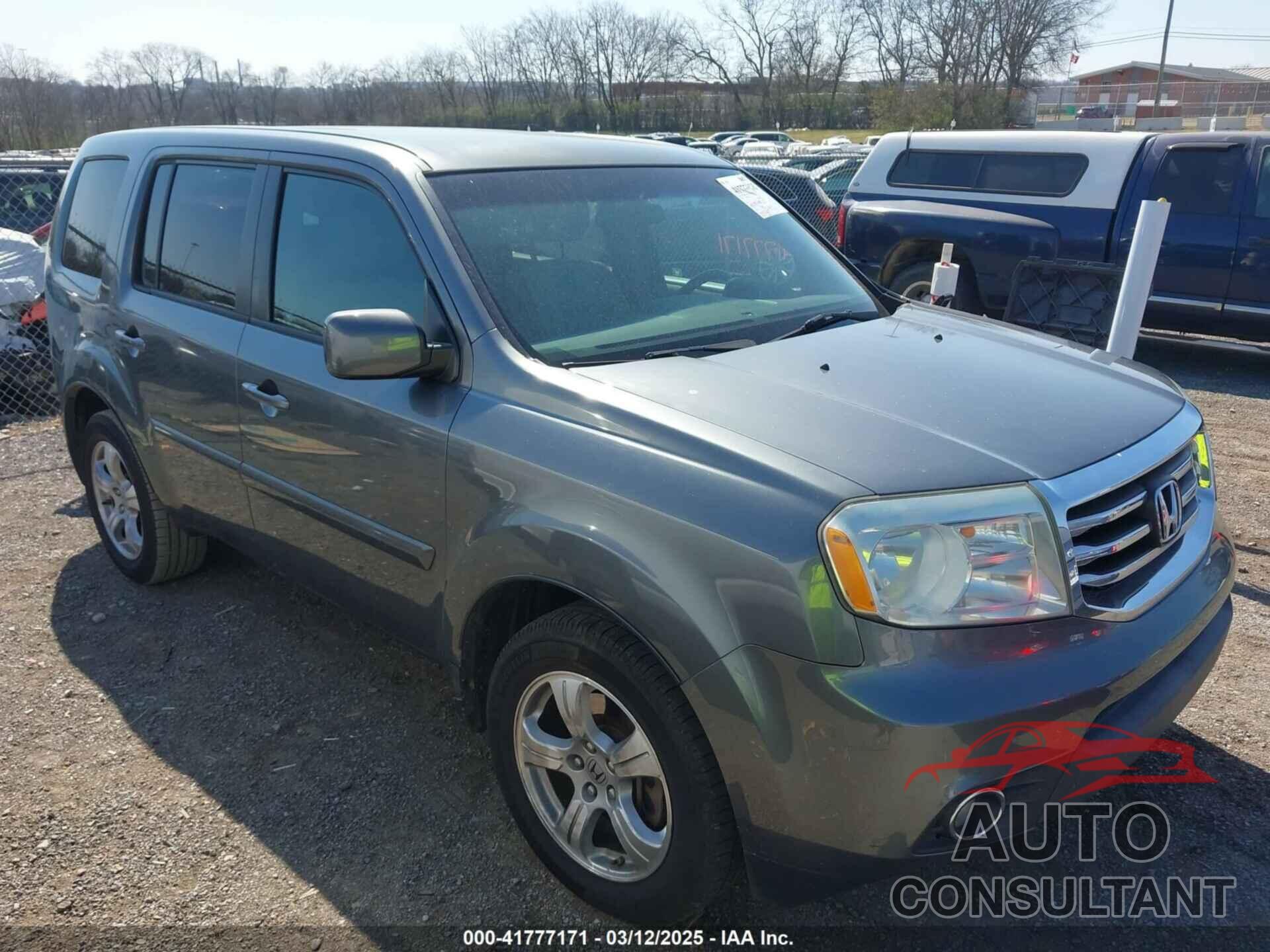 HONDA PILOT 2012 - 5FNYF3H41CB006096