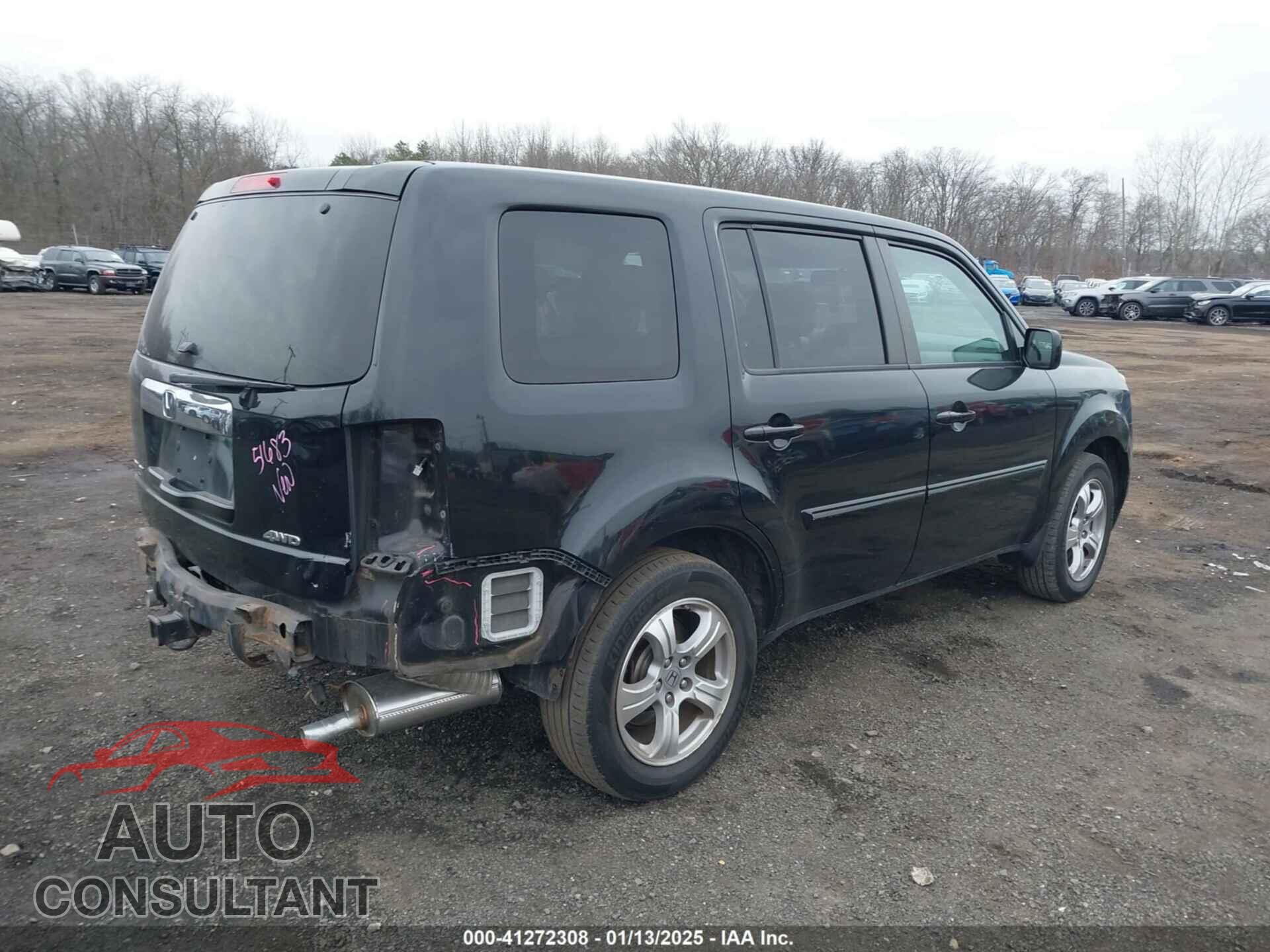 HONDA PILOT 2013 - 5FNYF4H71DB021487
