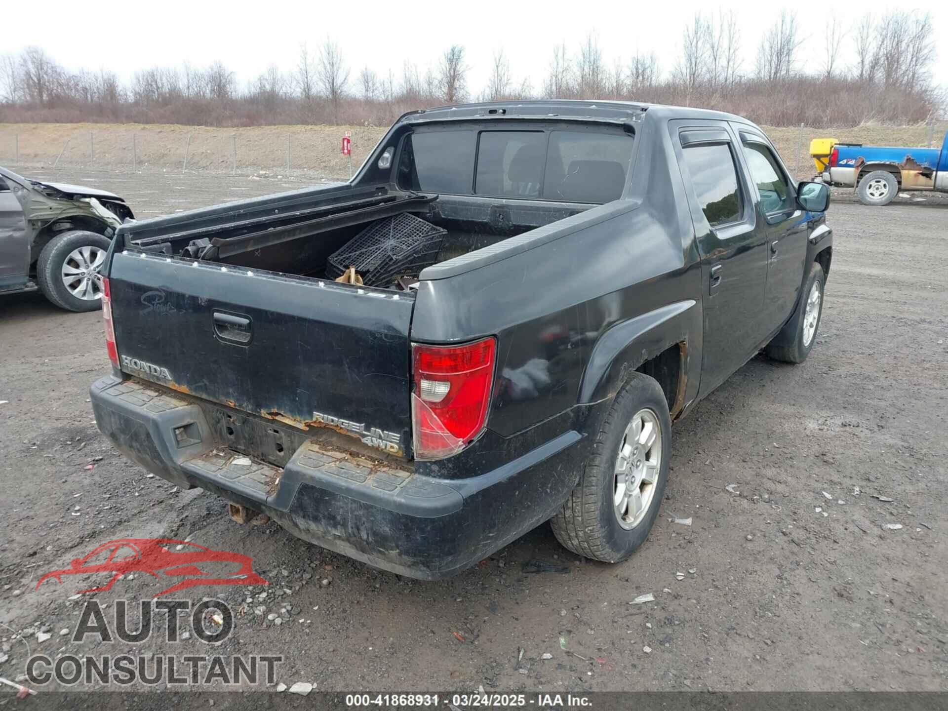 HONDA RIDGELINE 2011 - 5FPYK1F47BB453556