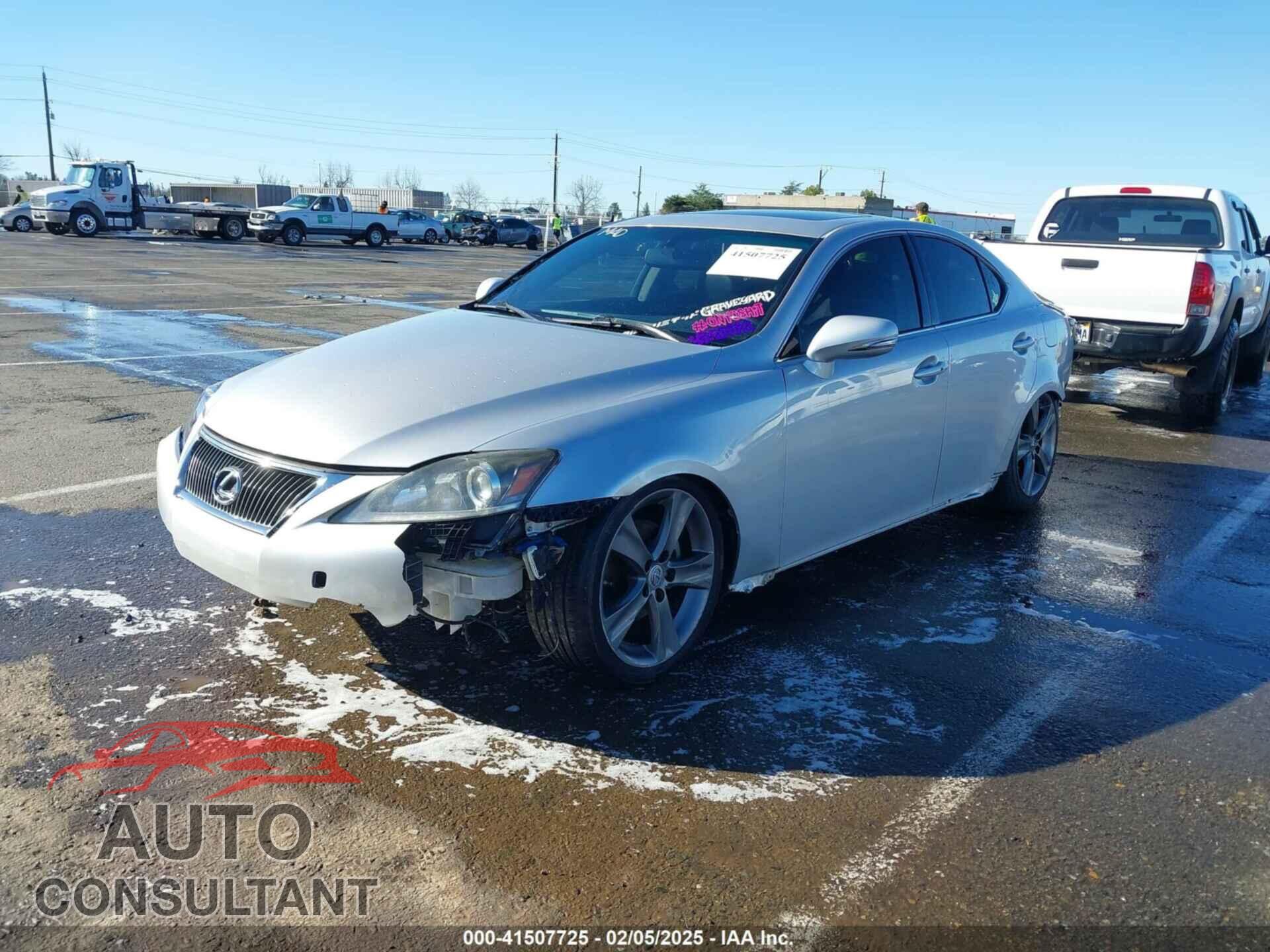 LEXUS IS 250 2012 - JTHBF5C22C2103025