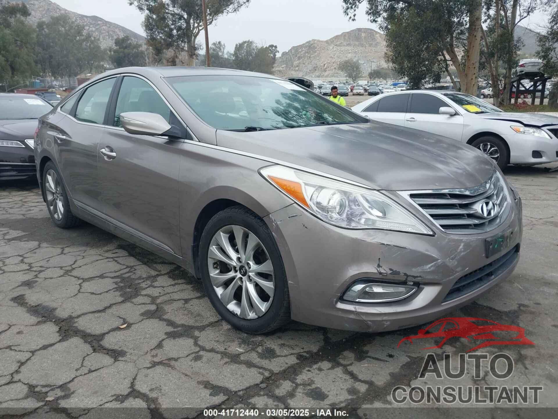 HYUNDAI AZERA 2013 - KMHFG4JGXDA218239