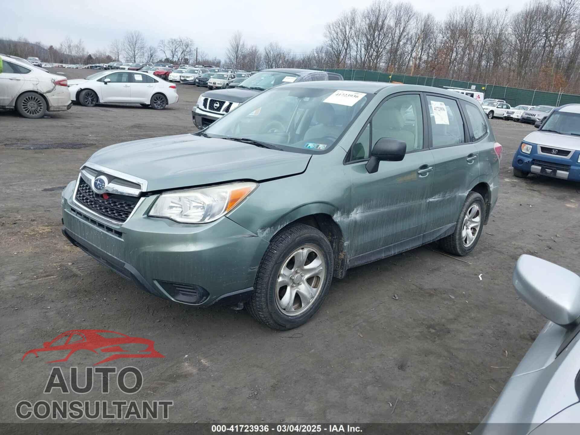 SUBARU FORESTER 2014 - JF2SJAAC9EH519210