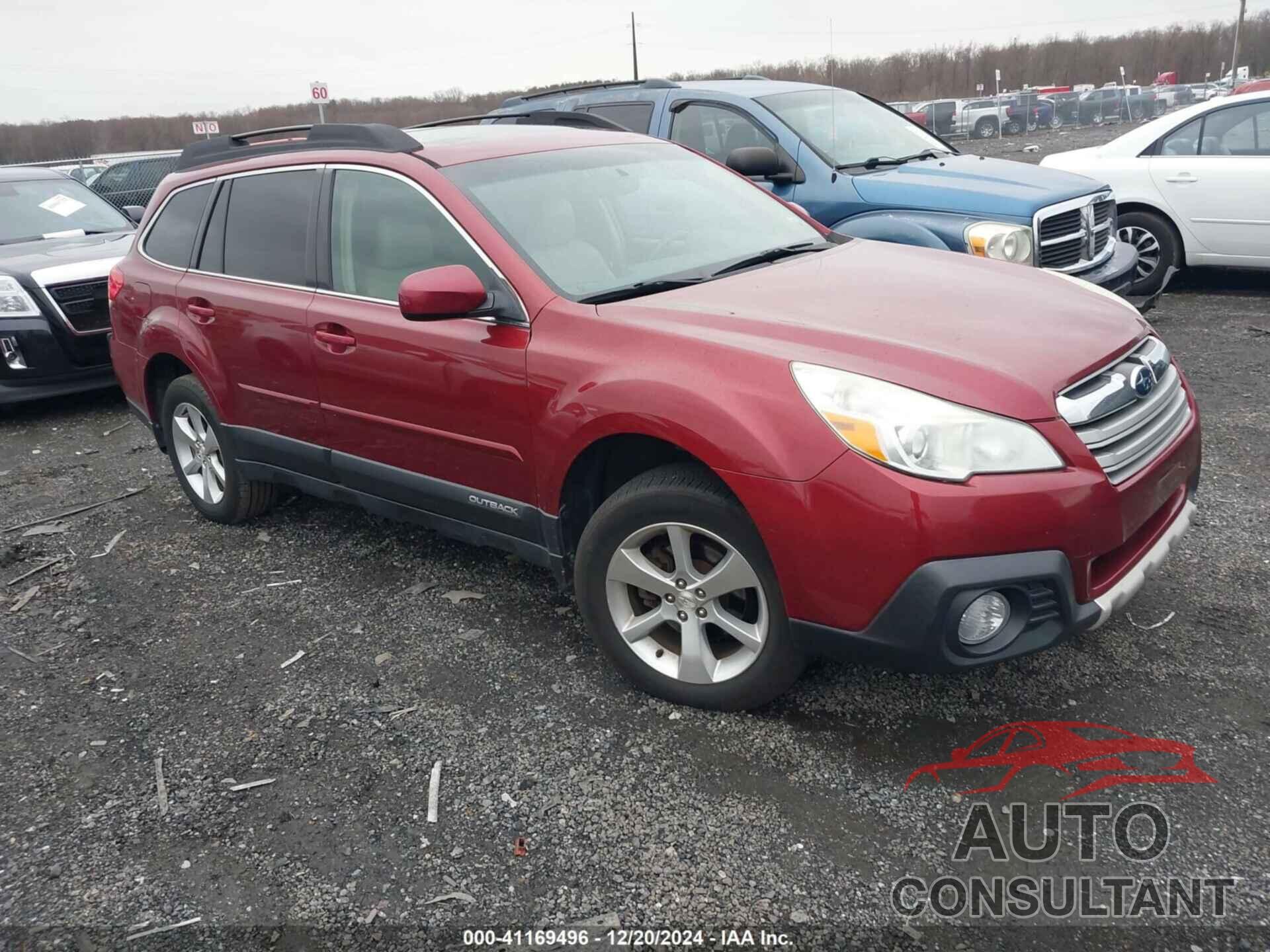 SUBARU OUTBACK 2014 - 4S4BRBLC9E3326512