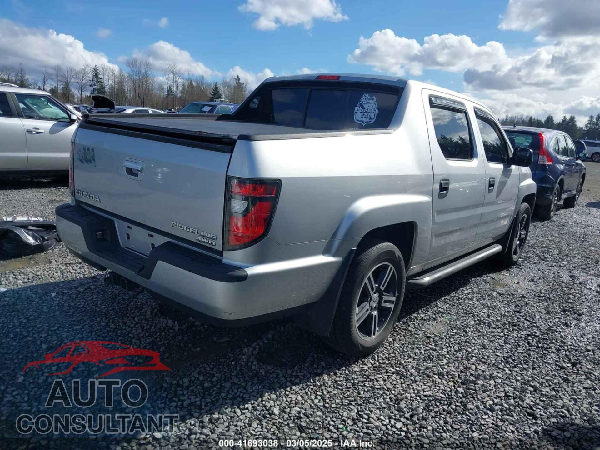 HONDA RIDGELINE 2013 - 5FPYK1F70DB015247