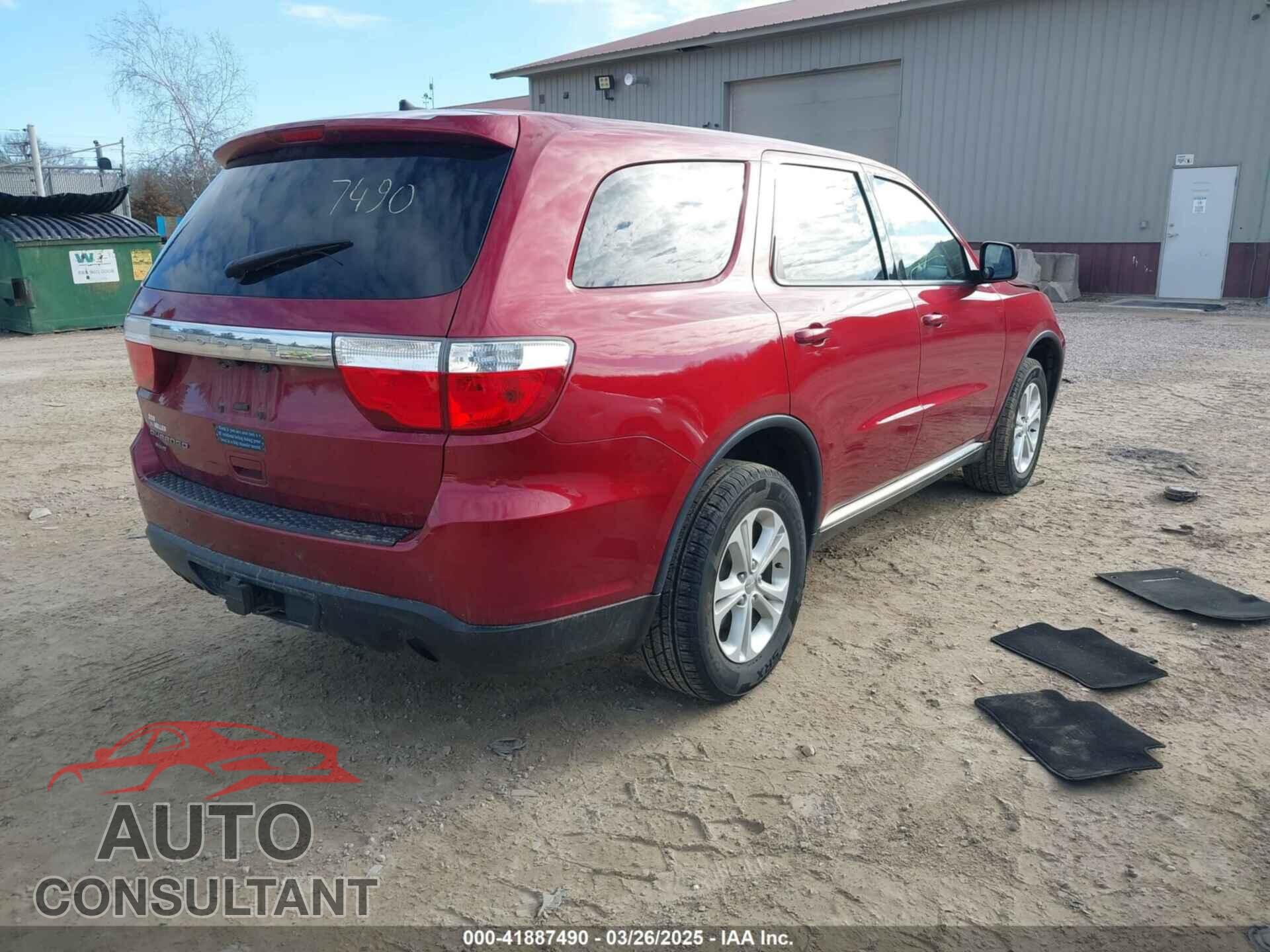 DODGE DURANGO 2013 - 1C4RDJAG2DC582958