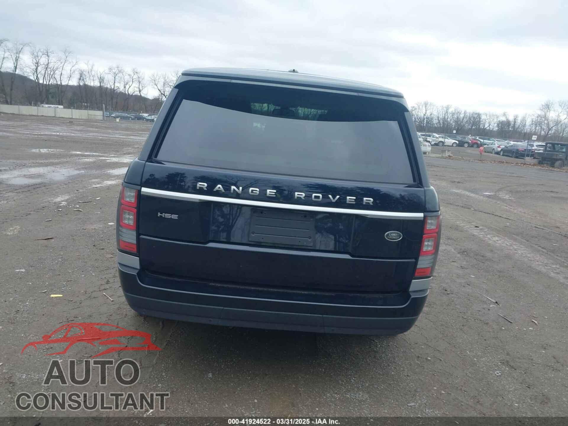 LAND ROVER RANGE ROVER 2015 - SALGS2VF8FA206003