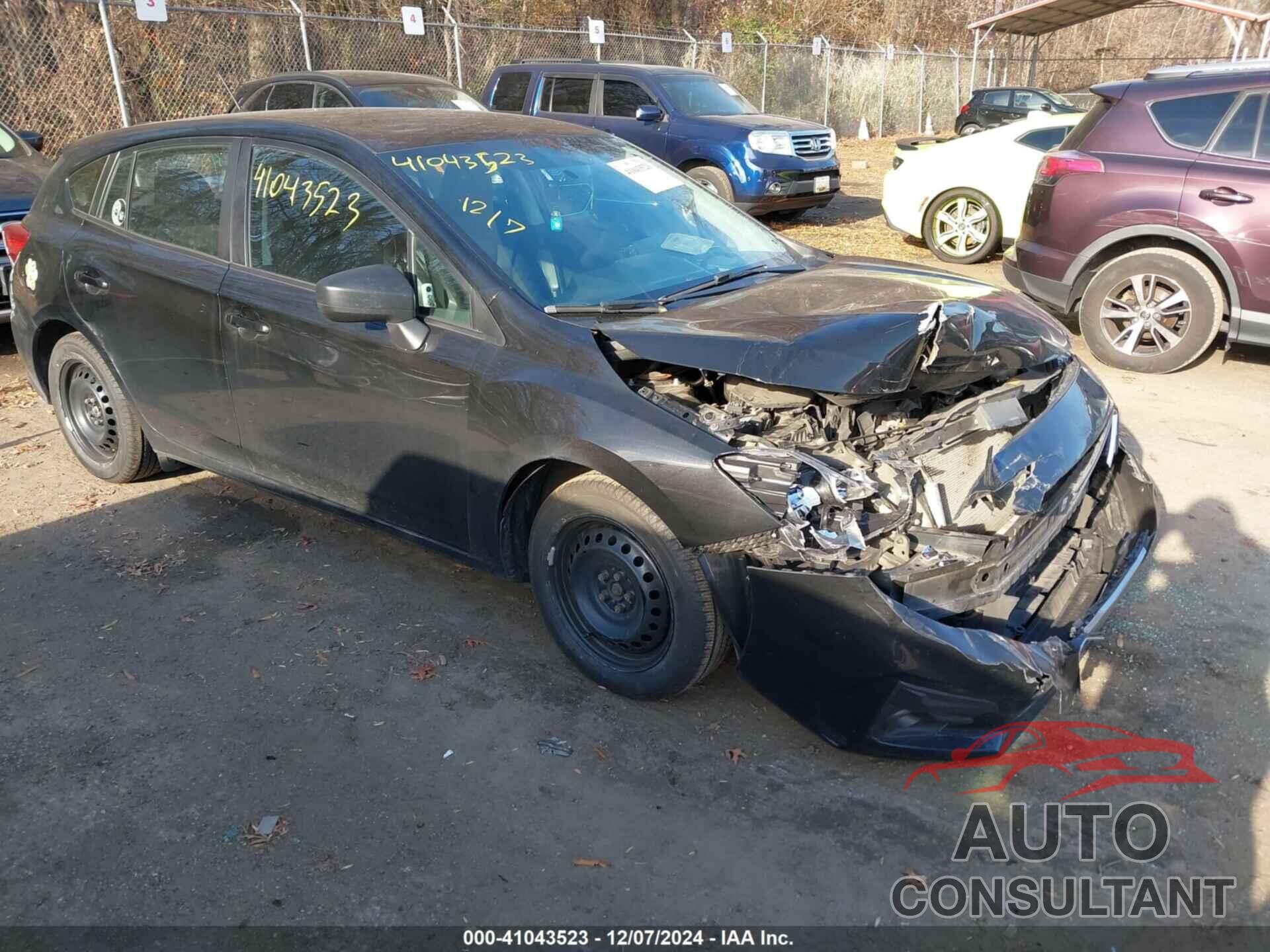 SUBARU IMPREZA 2018 - 4S3GTAA68J3705319