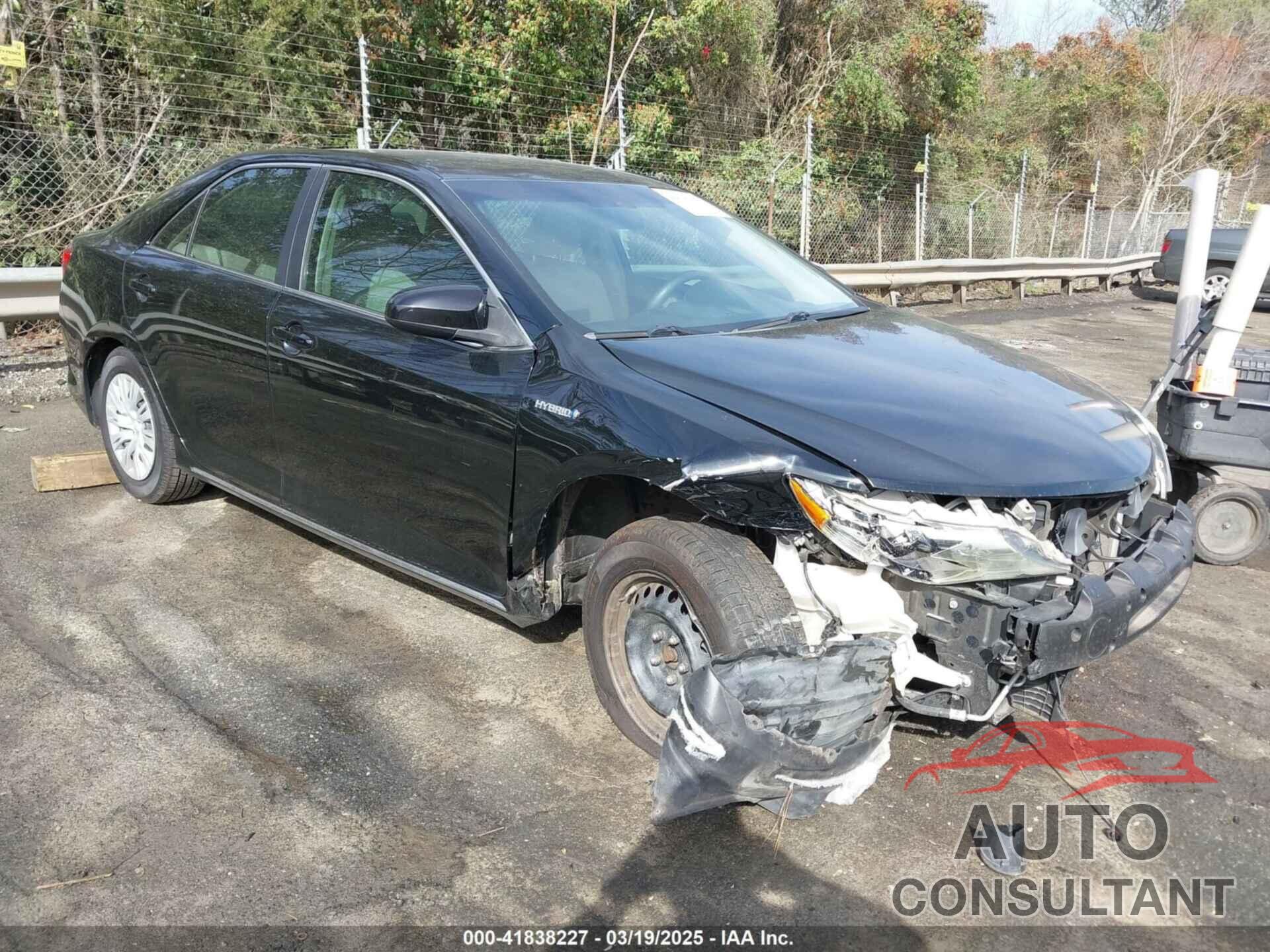 TOYOTA CAMRY HYBRID 2013 - 4T1BD1FK7DU068821