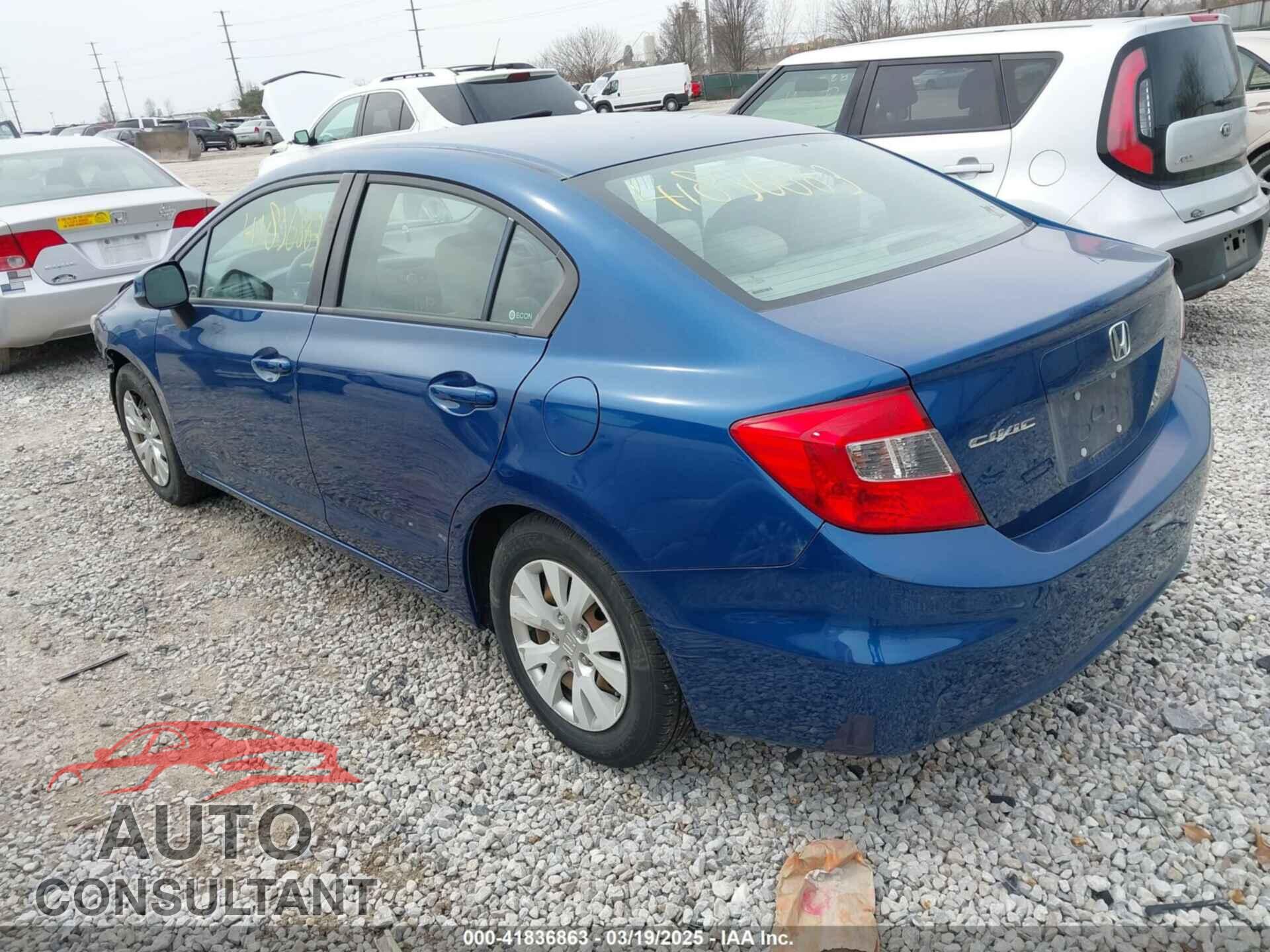 HONDA CIVIC 2012 - 19XFB2F57CE053373