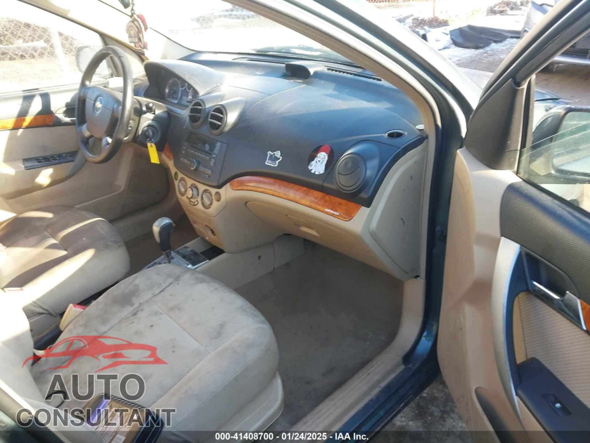 CHEVROLET AVEO 2011 - KL1TD5DE3BB138022