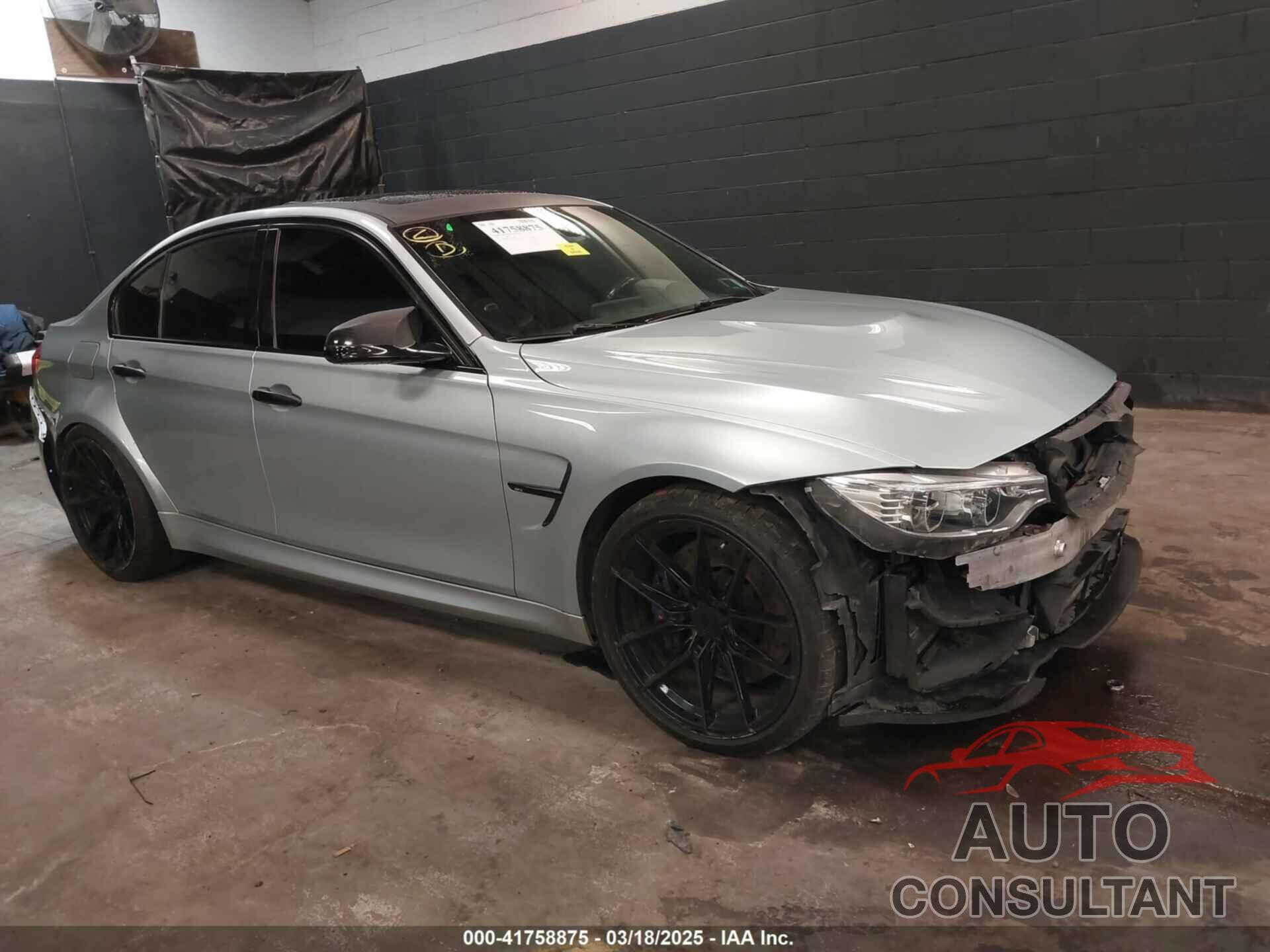 BMW M3 2017 - WBS8M9C51H5G84392