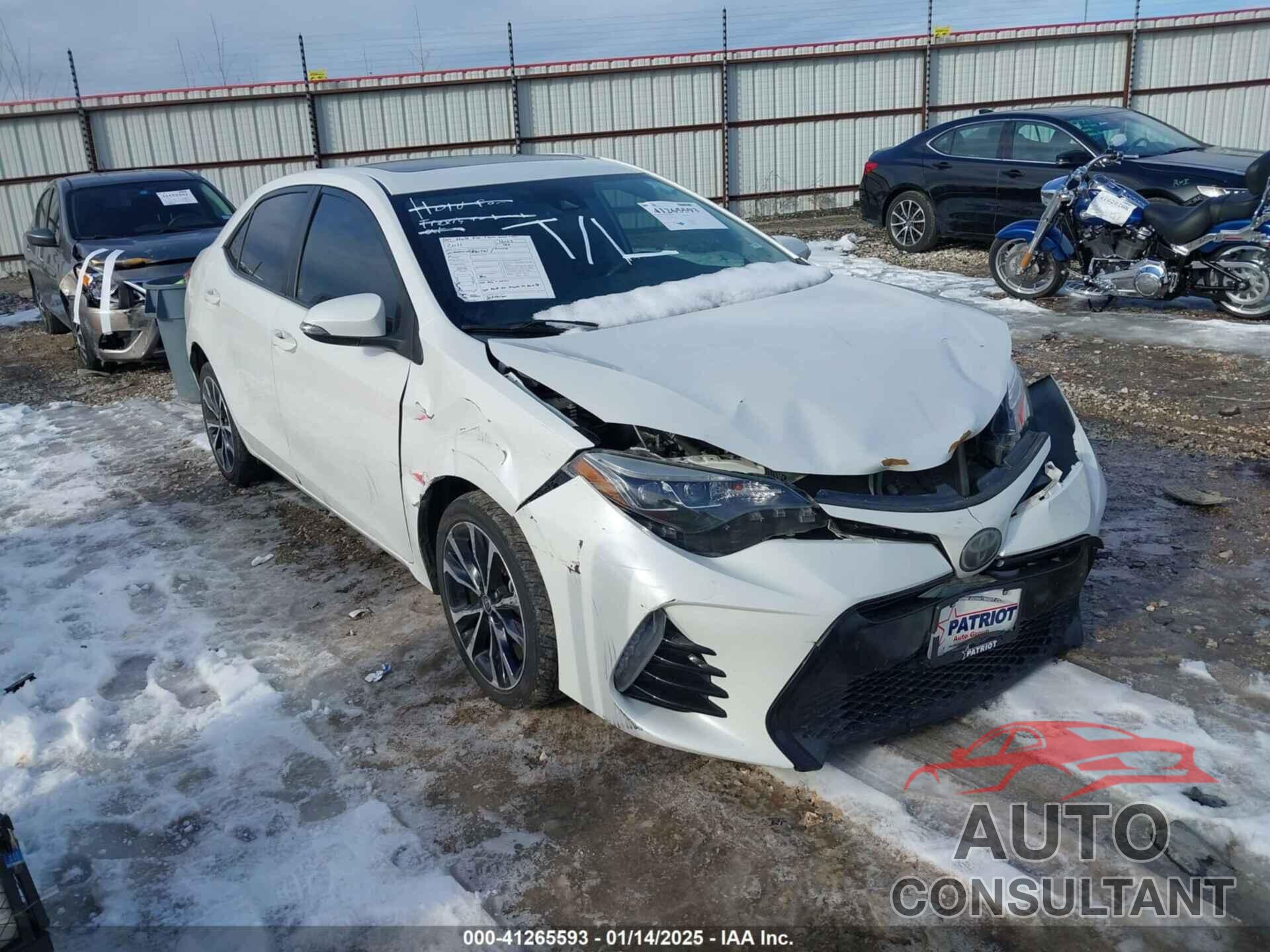 TOYOTA COROLLA 2017 - 5YFBURHEXHP639960