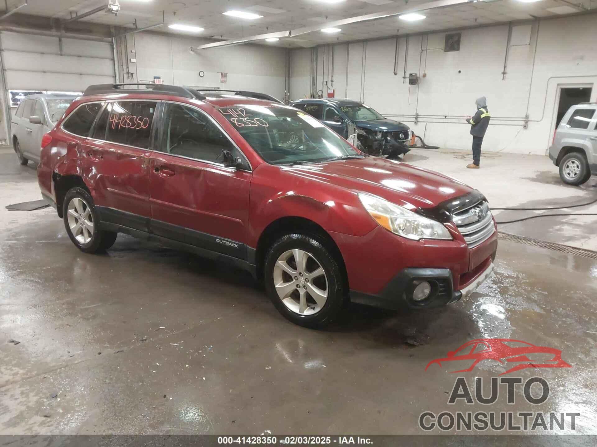 SUBARU OUTBACK 2014 - 4S4BRBLC0E3216559