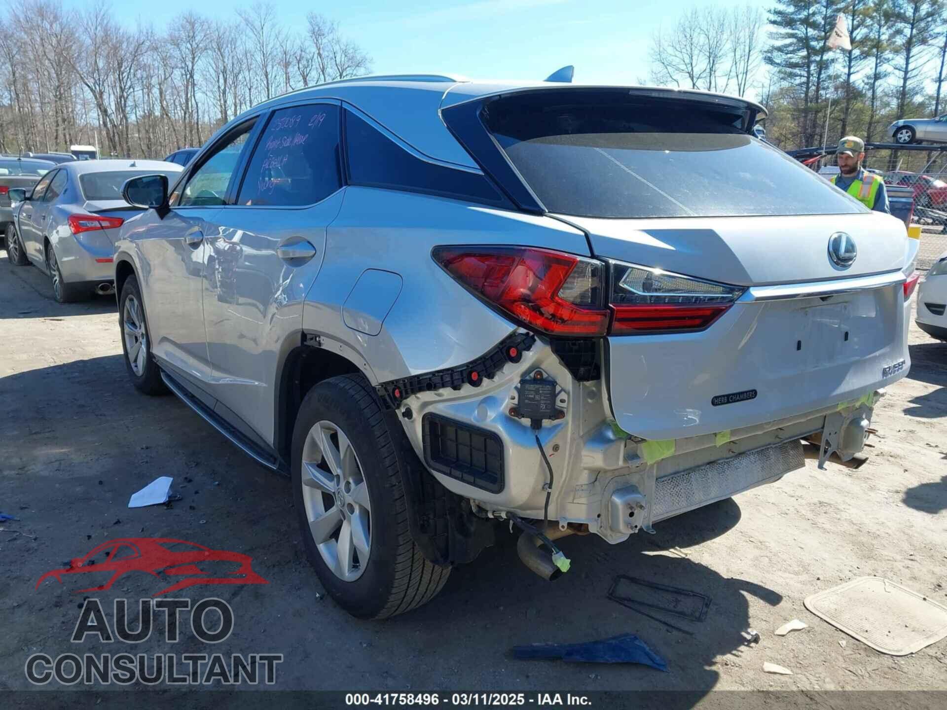 LEXUS RX 350 2017 - 2T2BZMCA8HC067582