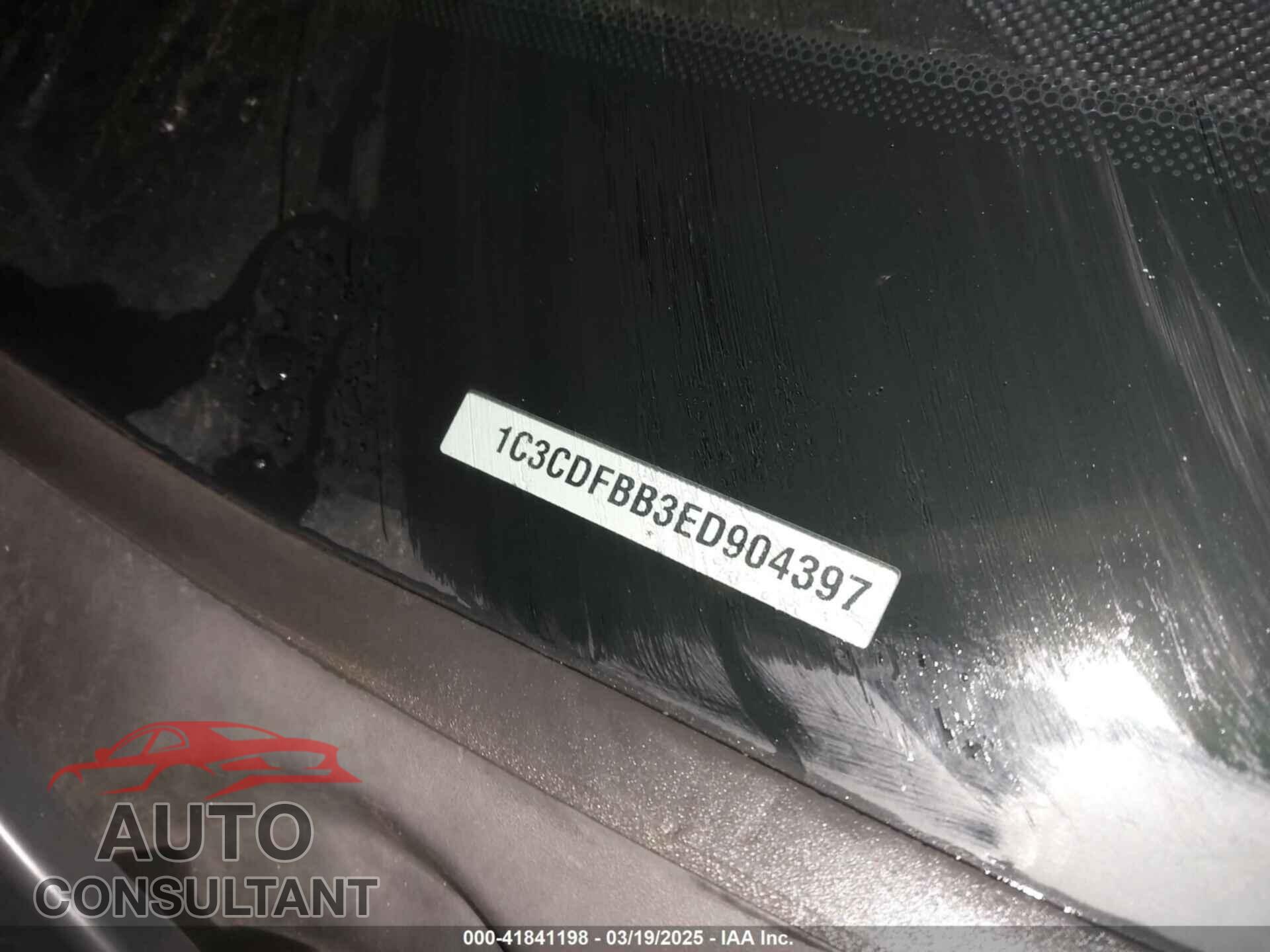 DODGE DART 2014 - 1C3CDFBB3ED904397