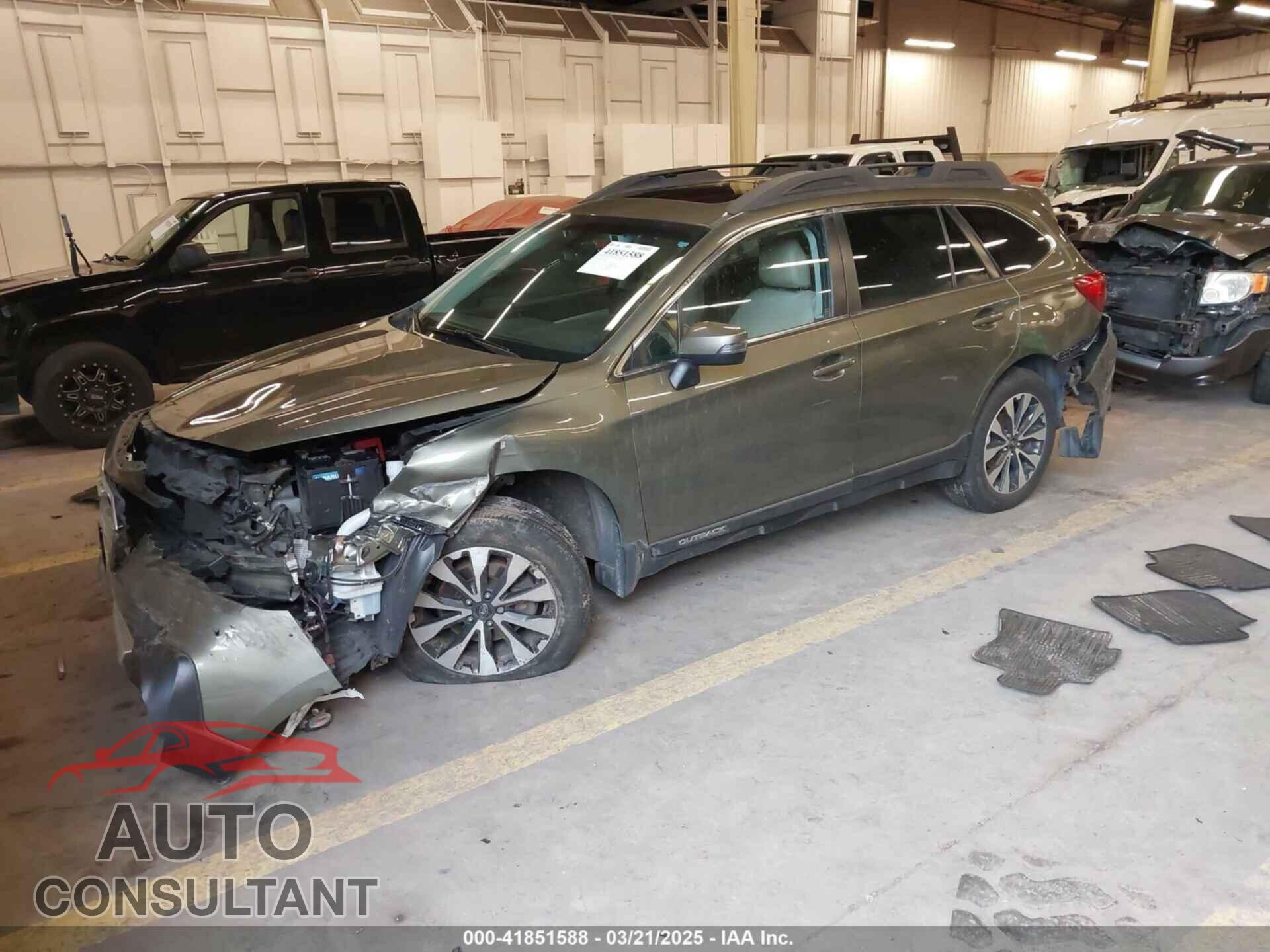 SUBARU OUTBACK 2017 - 4S4BSANC4H3399089
