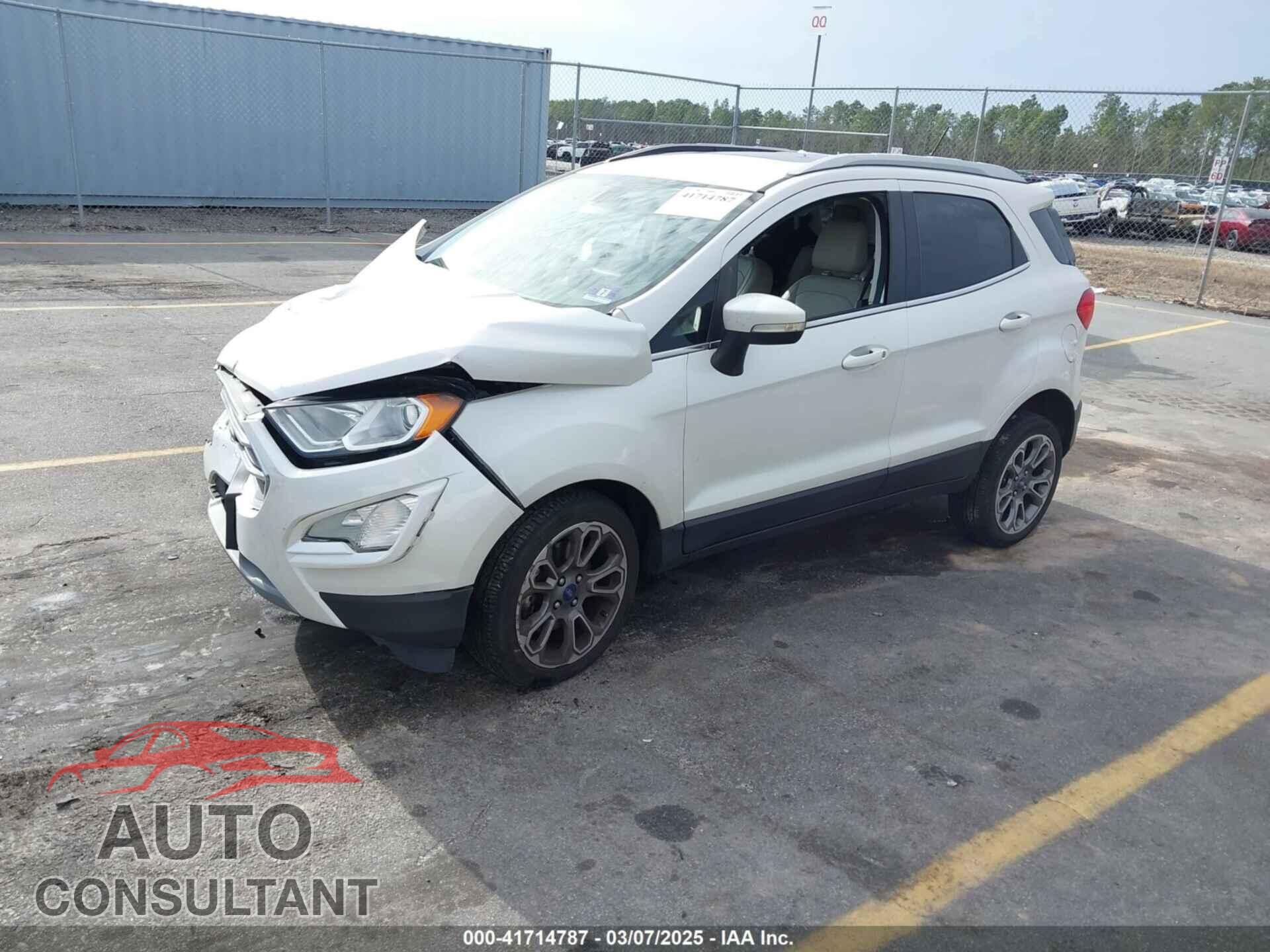 FORD ECOSPORT 2019 - MAJ6S3KLXKC280045