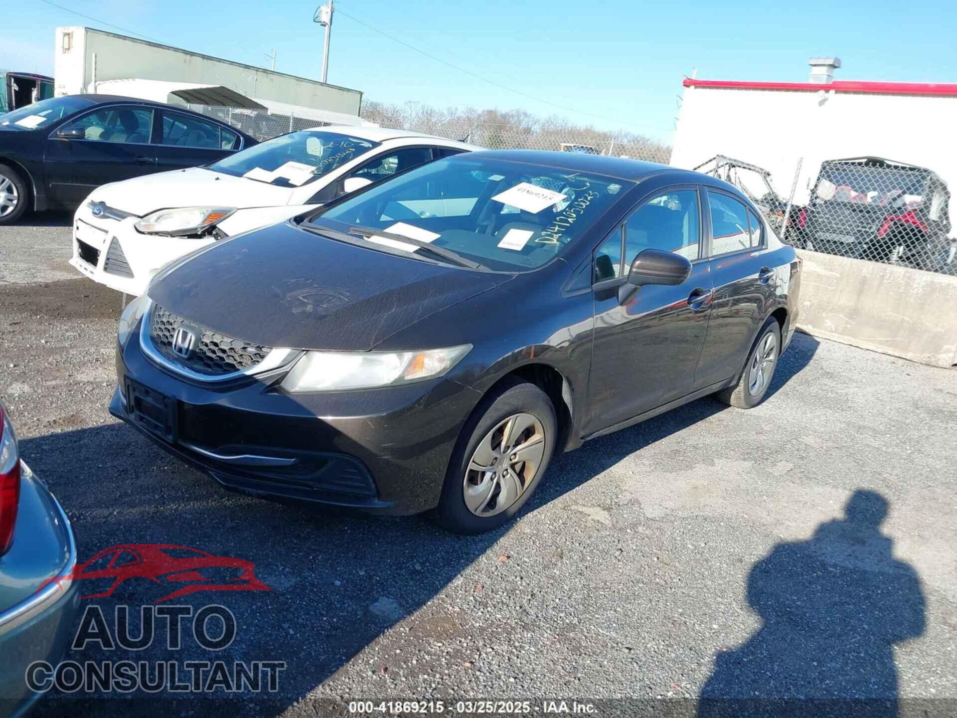 HONDA CIVIC 2014 - 2HGFB2F51EH542151