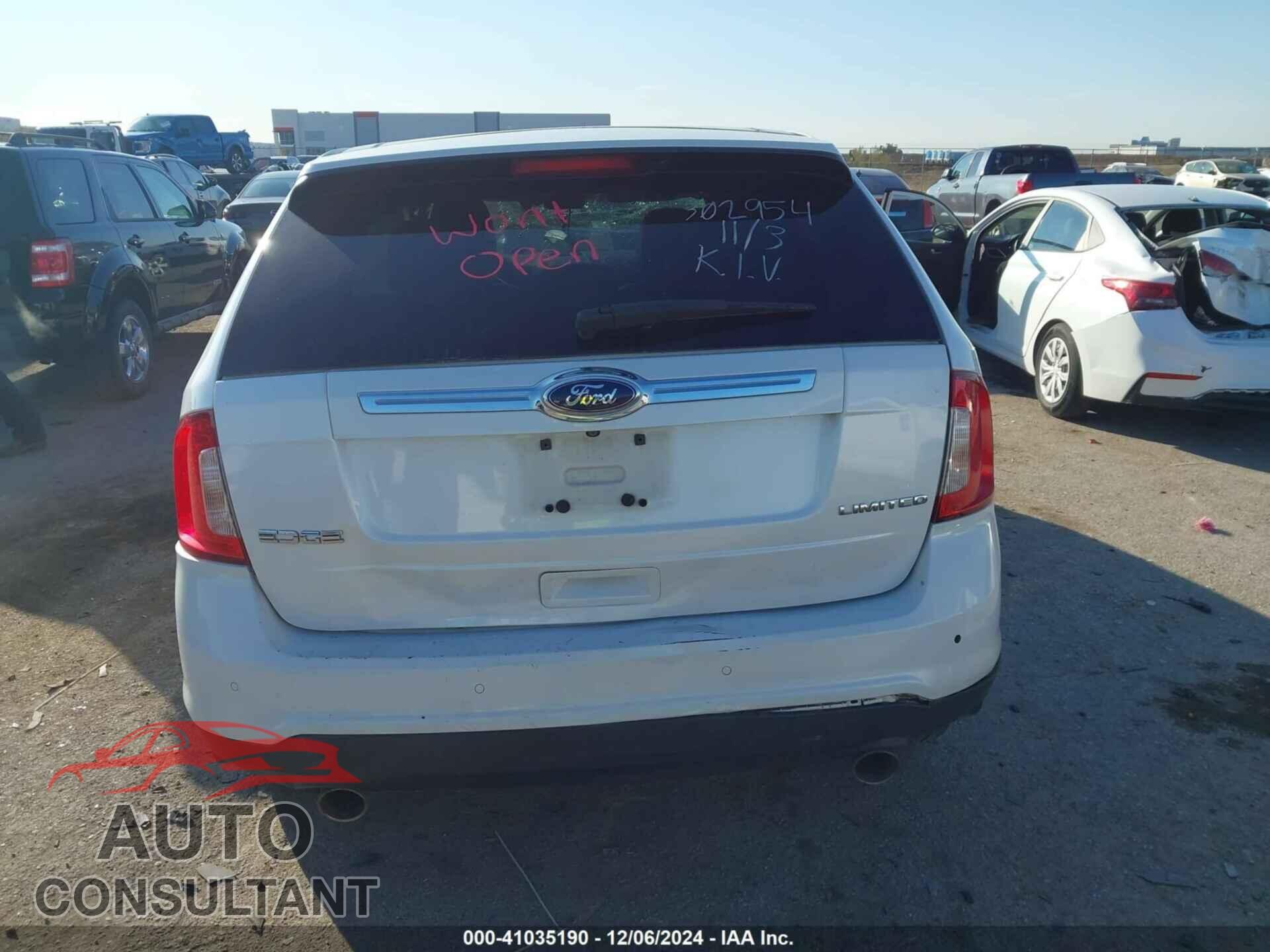 FORD EDGE 2013 - 2FMDK3KC6DBE07292