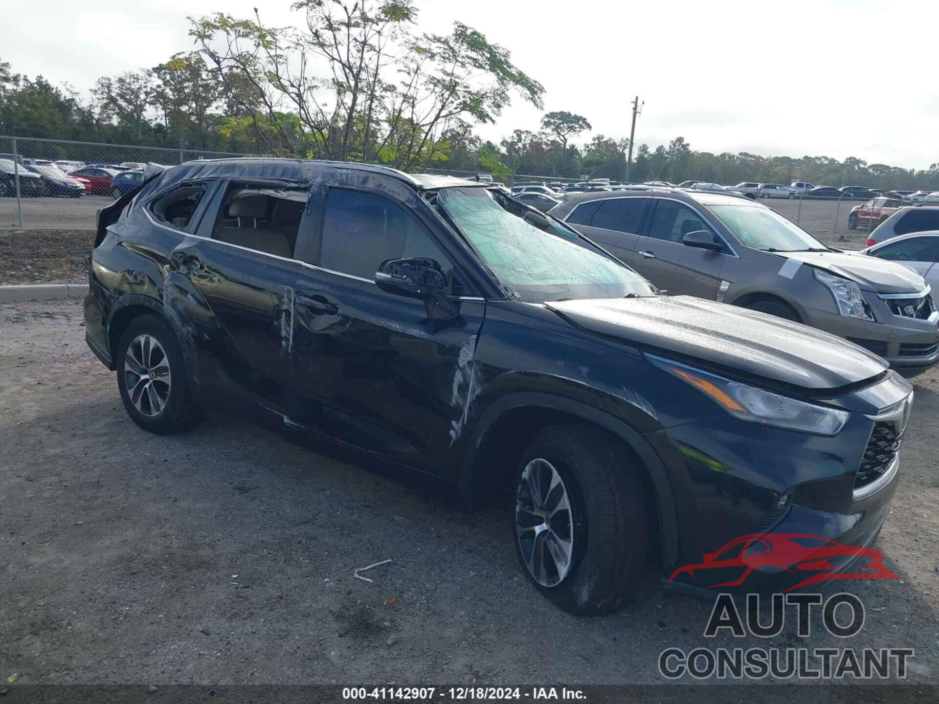 TOYOTA HIGHLANDER 2020 - 5TDGZRAH3LS503715