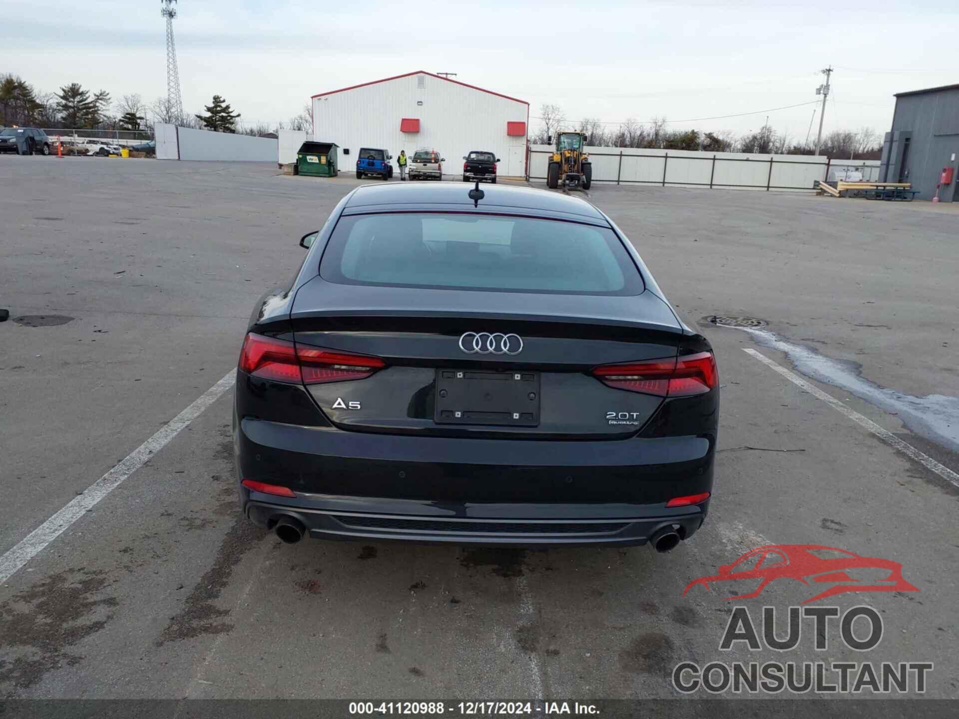 AUDI A5 2018 - WAUENCF55JA122888