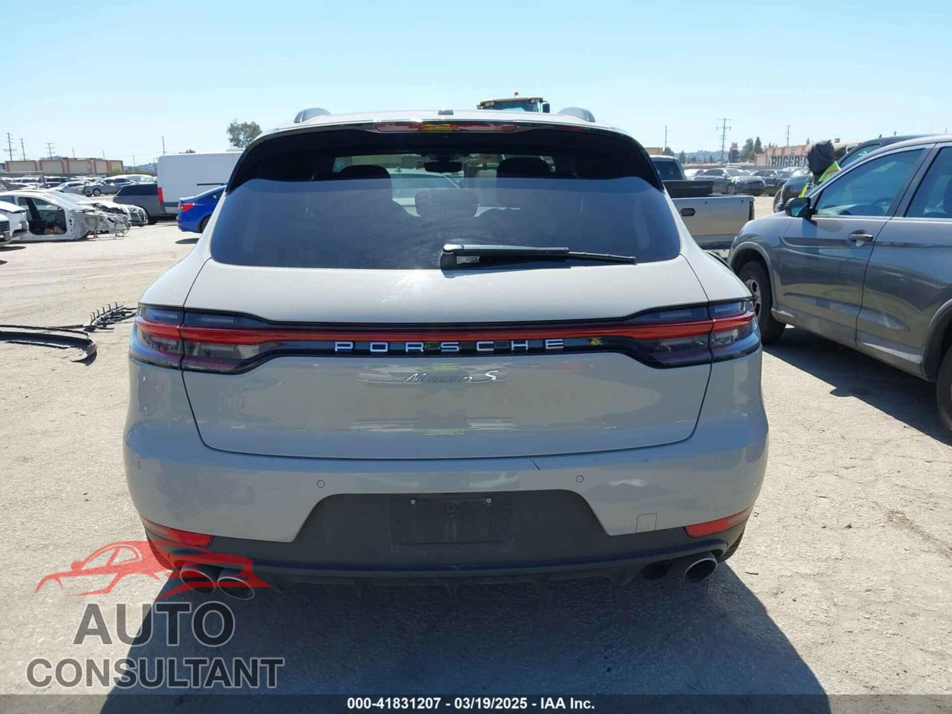 PORSCHE MACAN 2020 - WP1AB2A50LLB32696