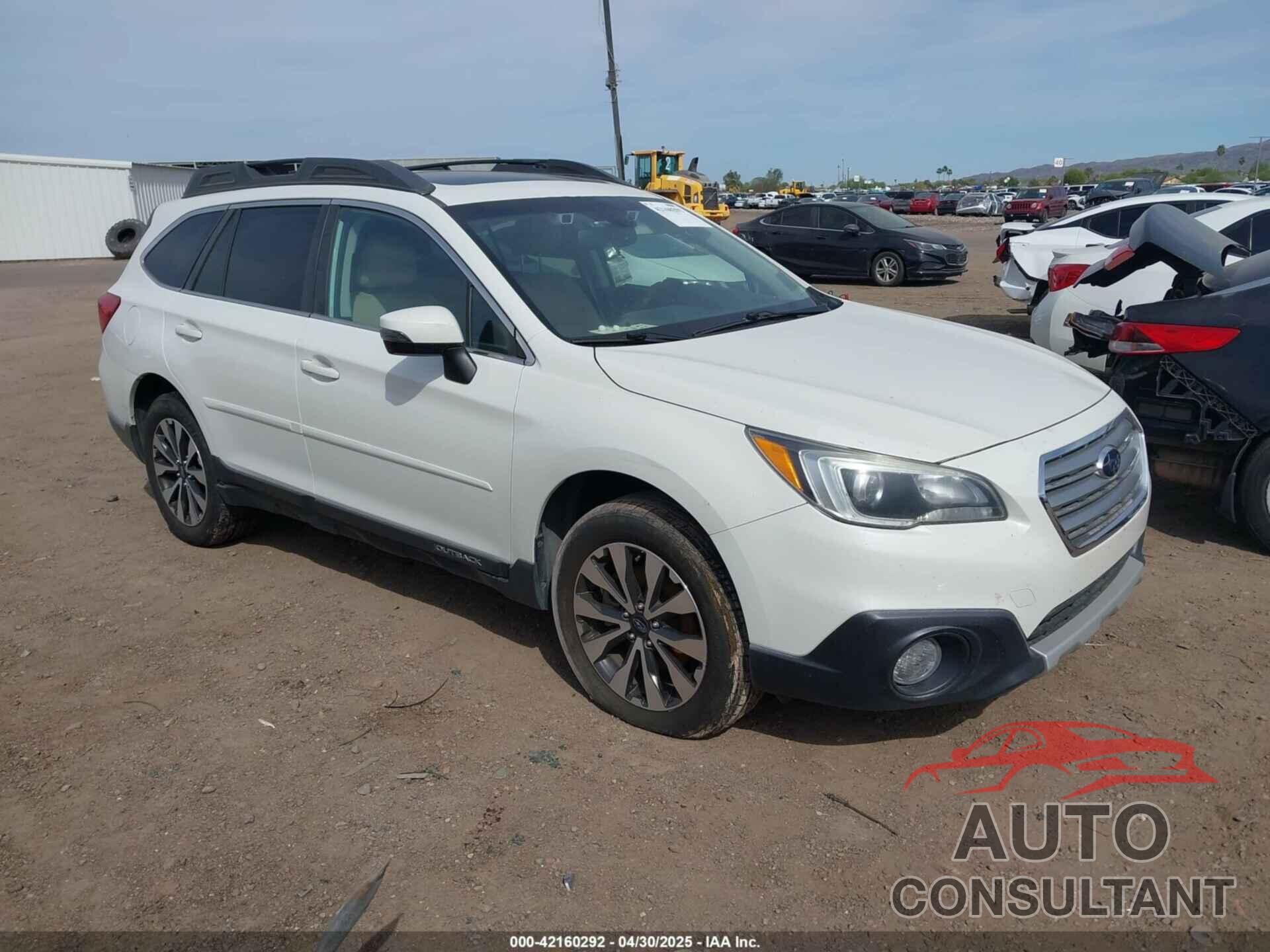 SUBARU OUTBACK 2016 - 4S4BSENC2G3251514