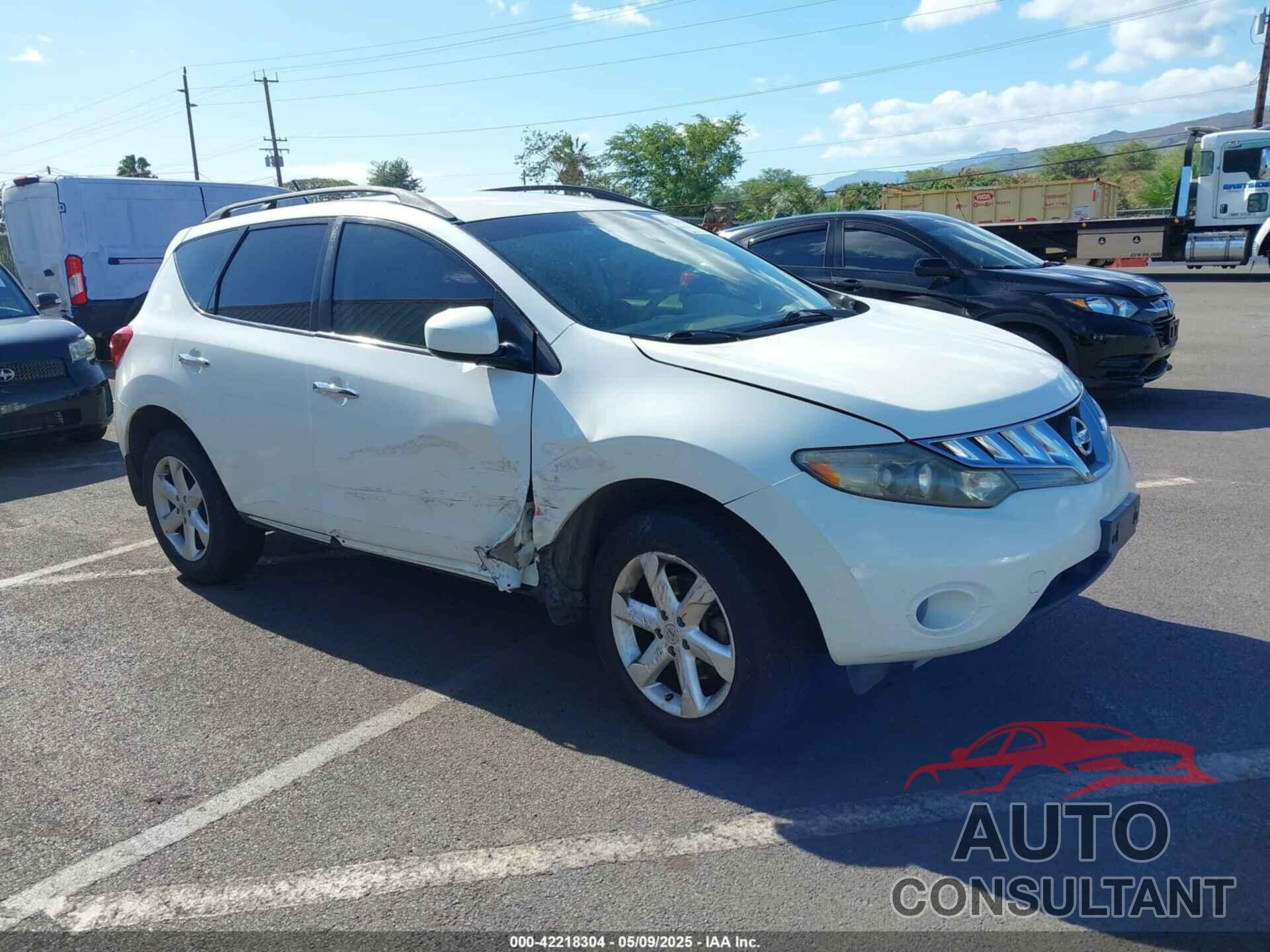 NISSAN MURANO 2009 - JN8AZ18W29W114413