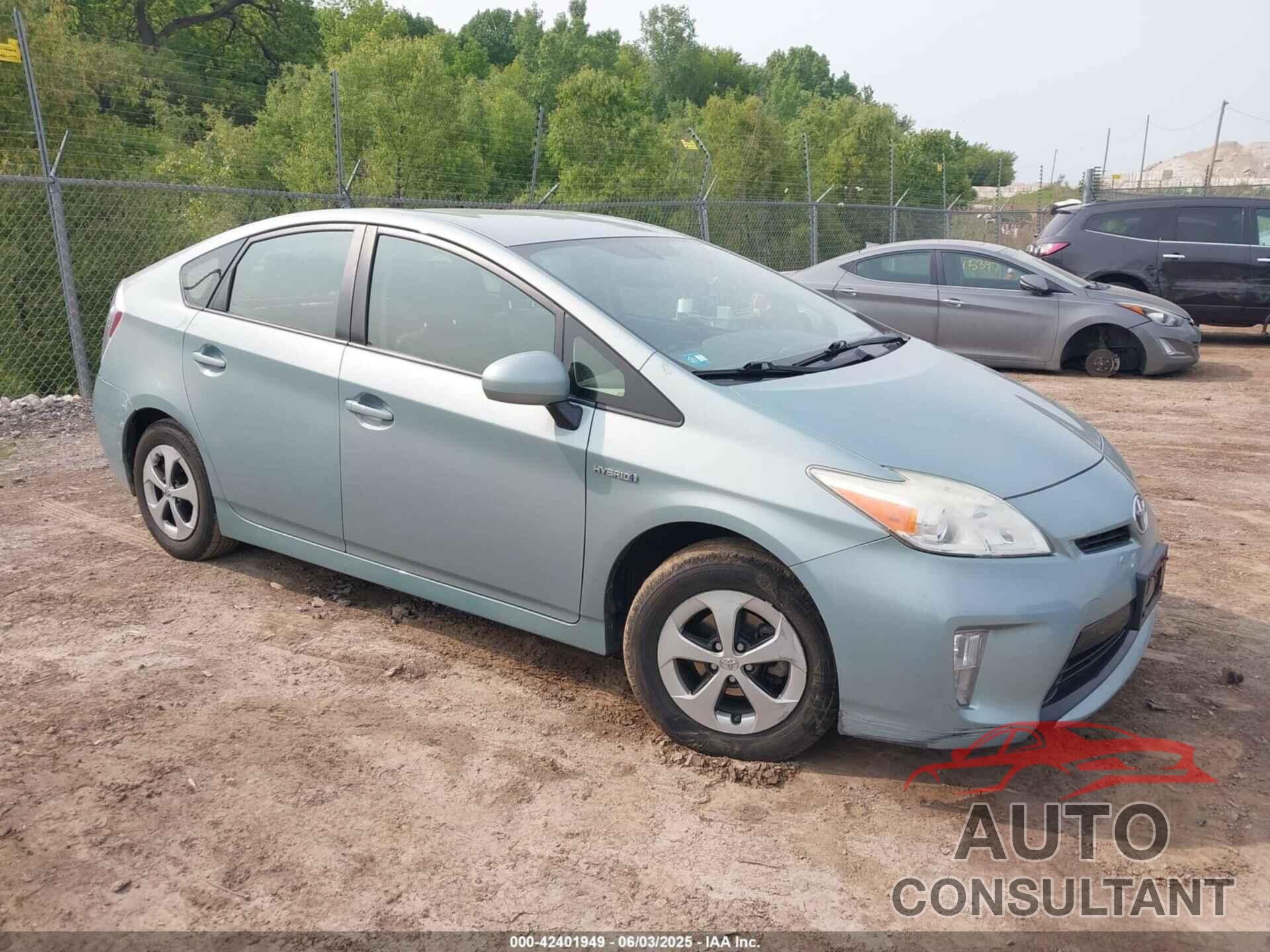 TOYOTA PRIUS 2012 - JTDKN3DU3C1486780