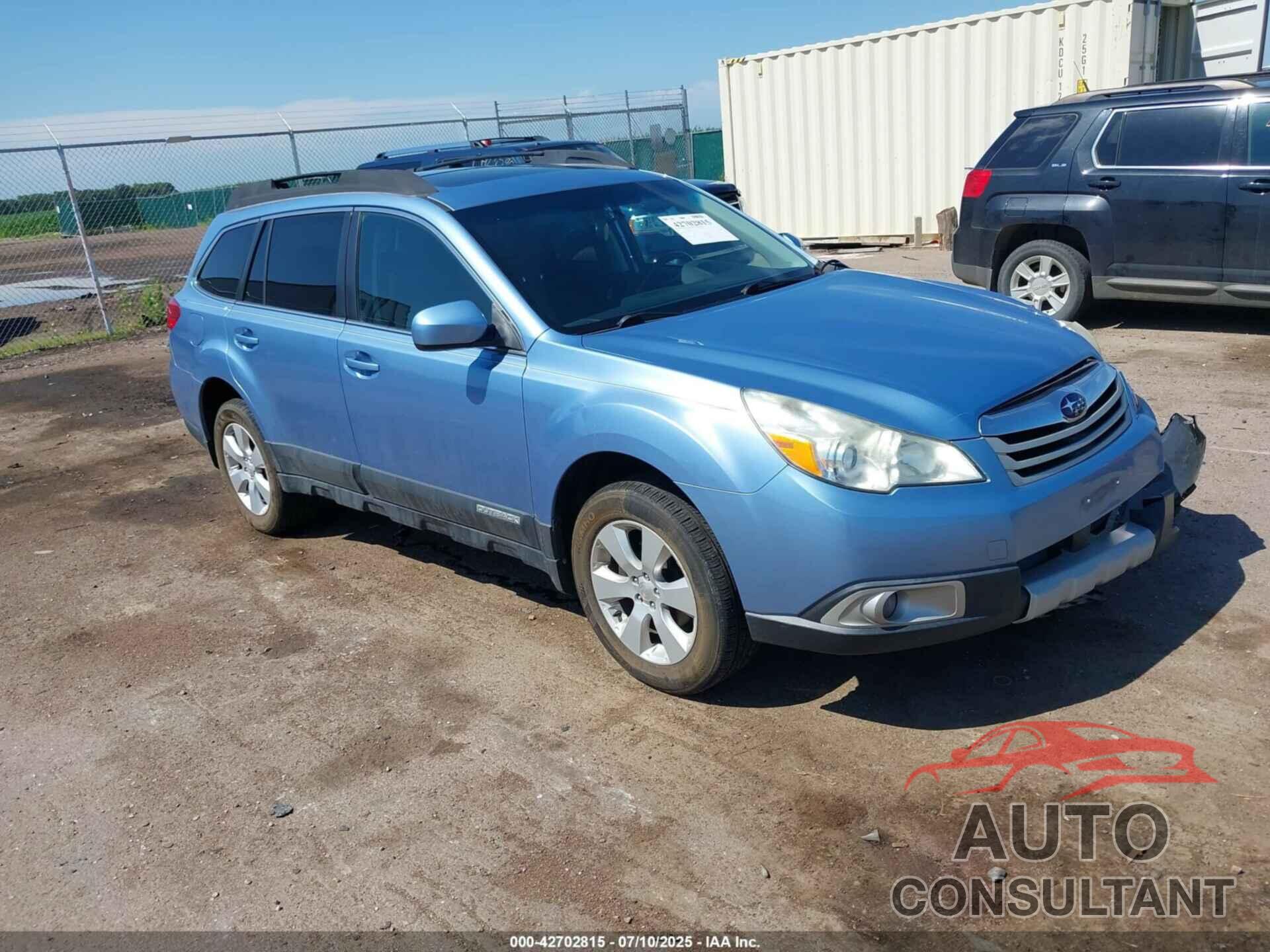SUBARU OUTBACK 2011 - 4S4BRBKC4B3378630