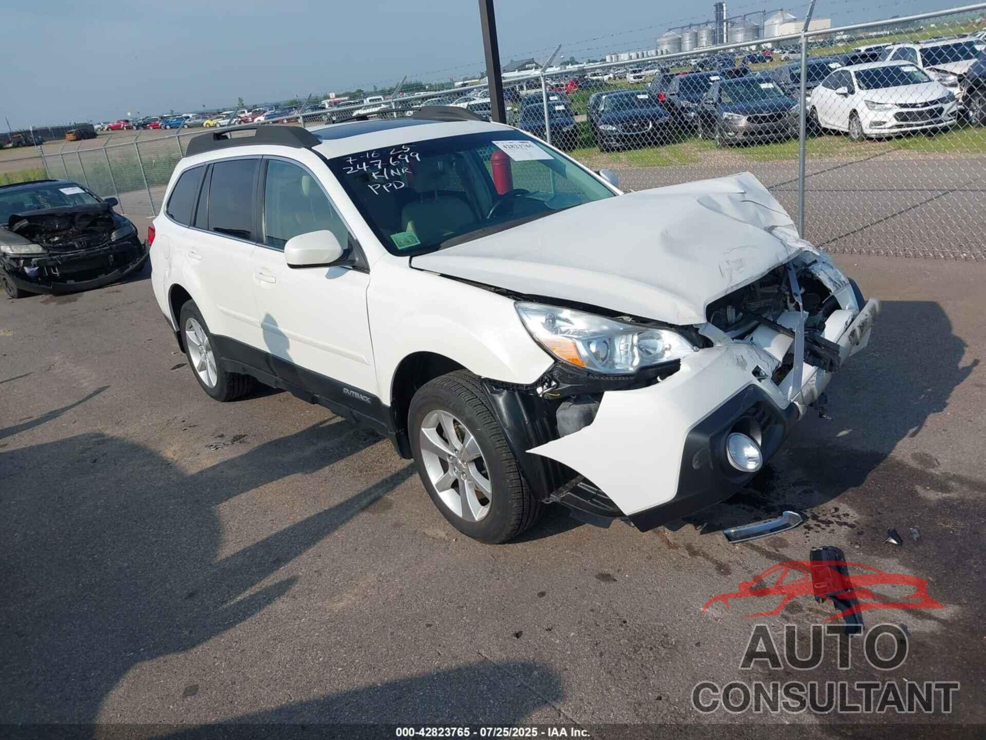 SUBARU OUTBACK 2013 - 4S4BRCKC9D3275177