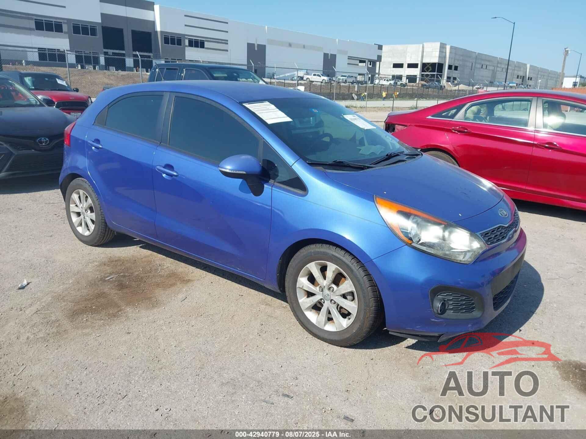 KIA RIO5 2012 - KNADN5A39C6054694
