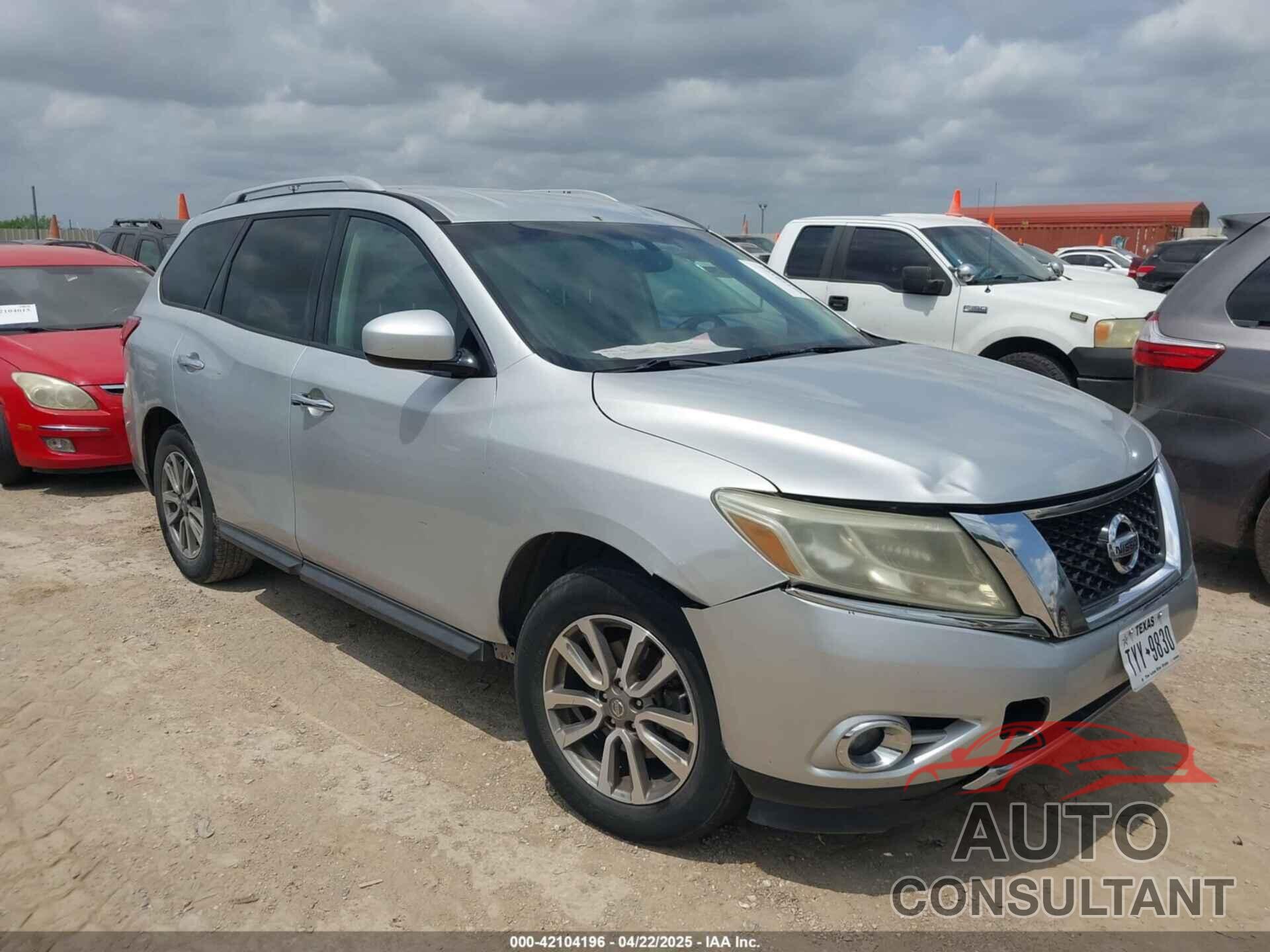 NISSAN PATHFINDER 2015 - 5N1AR2MN6FC638932